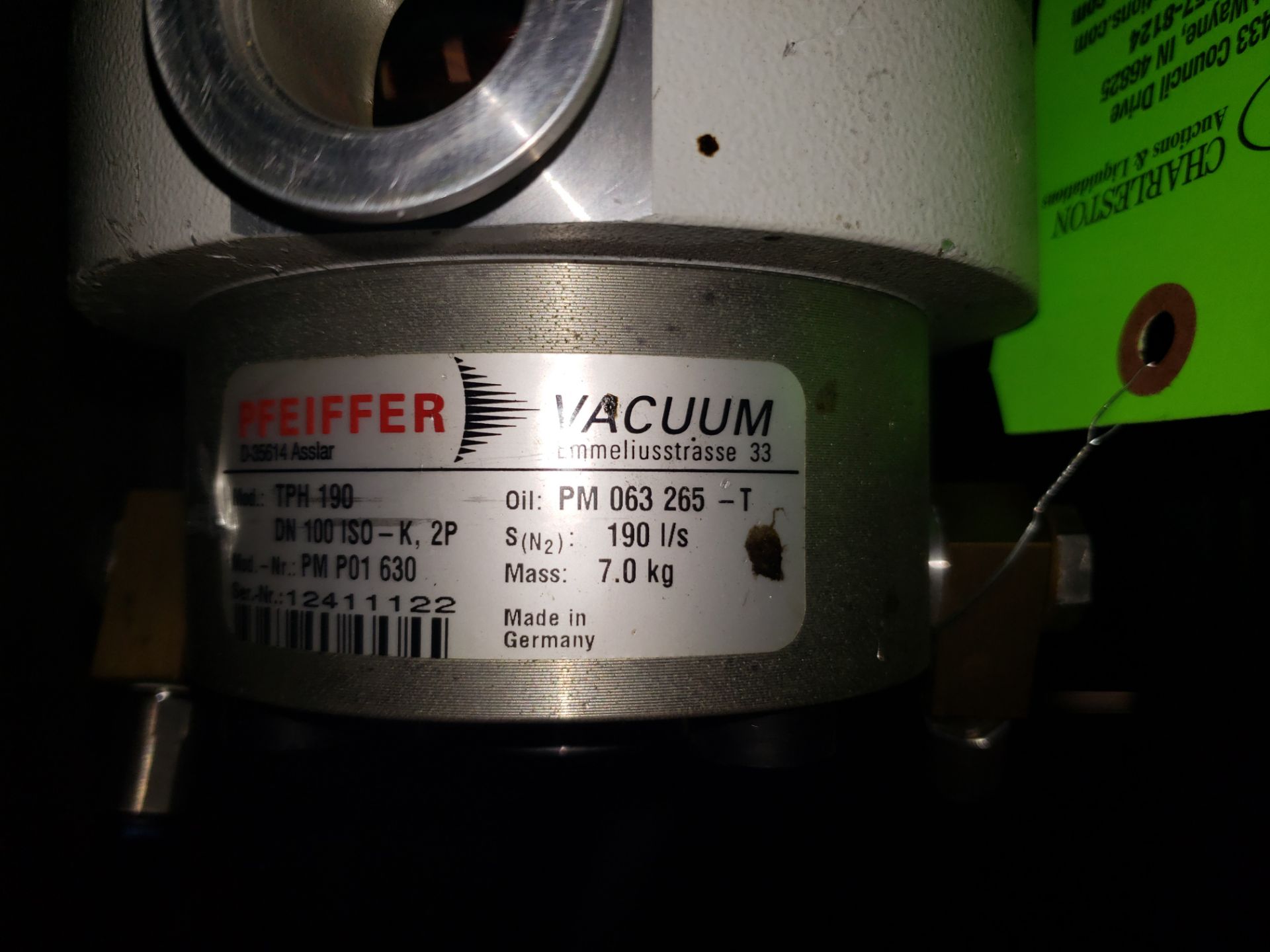 (4) PFEIFFER VACUUM PUMPS - Image 2 of 2