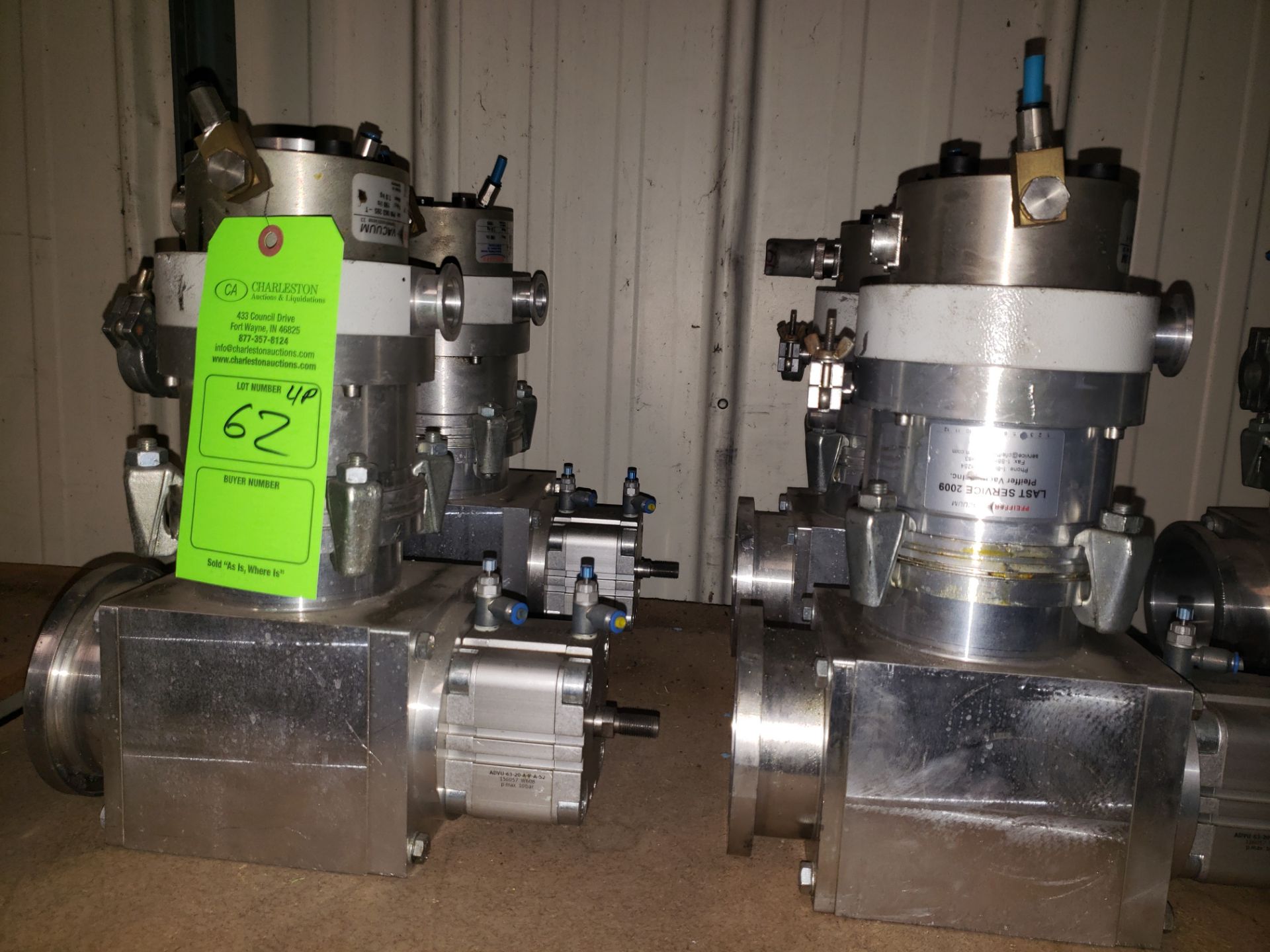 (4) PFEIFFER VACUUM PUMPS