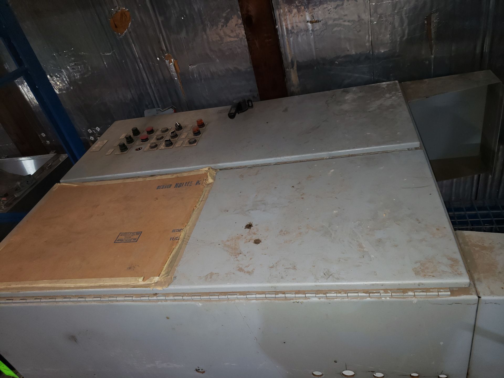 EXTRA LARGE CONTROL CABINET W/ SEVERAL INTERIOR CONTROLS