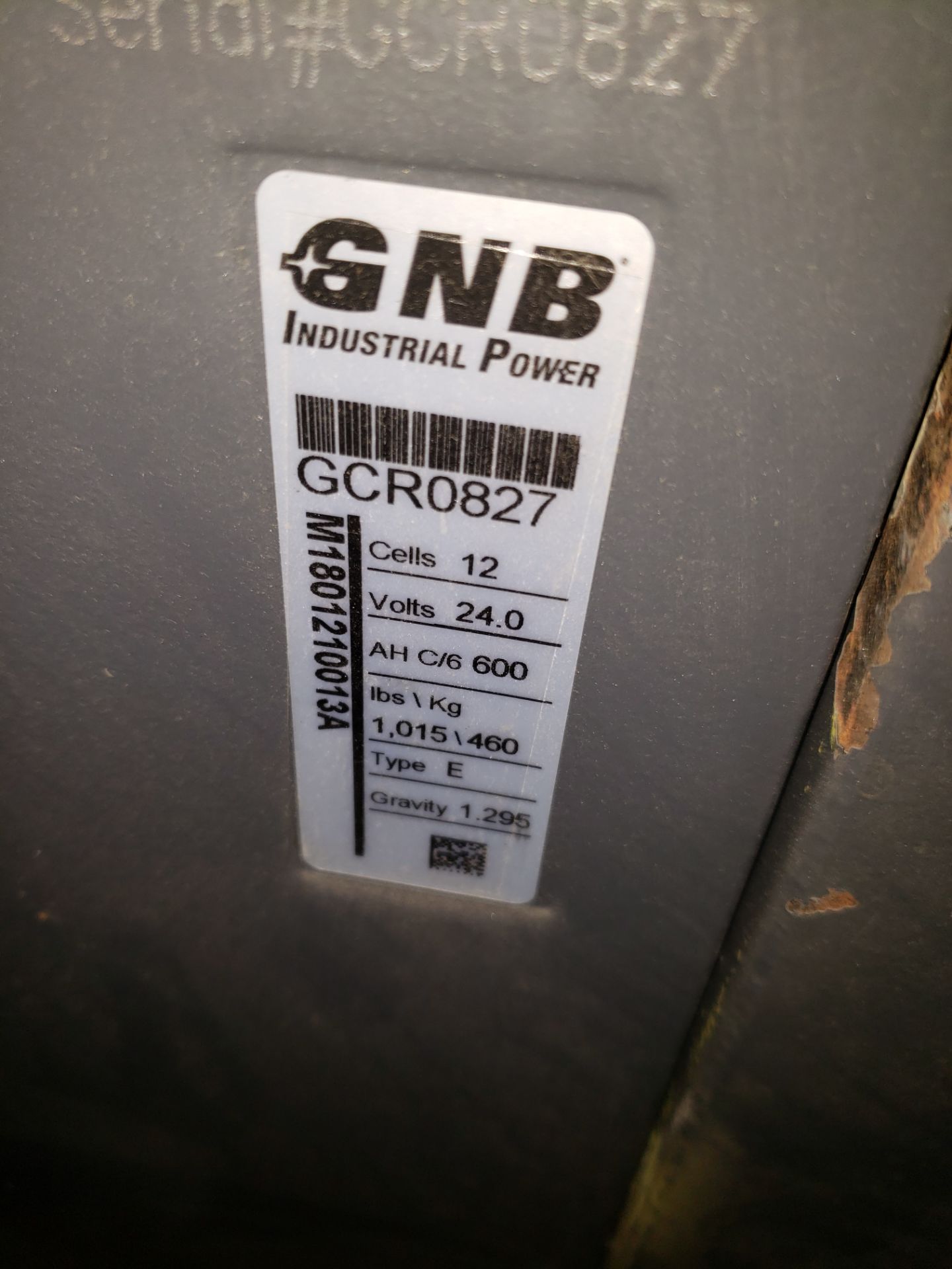 GNB FORKLIFT BATTERY 24 VOLT - Image 2 of 2