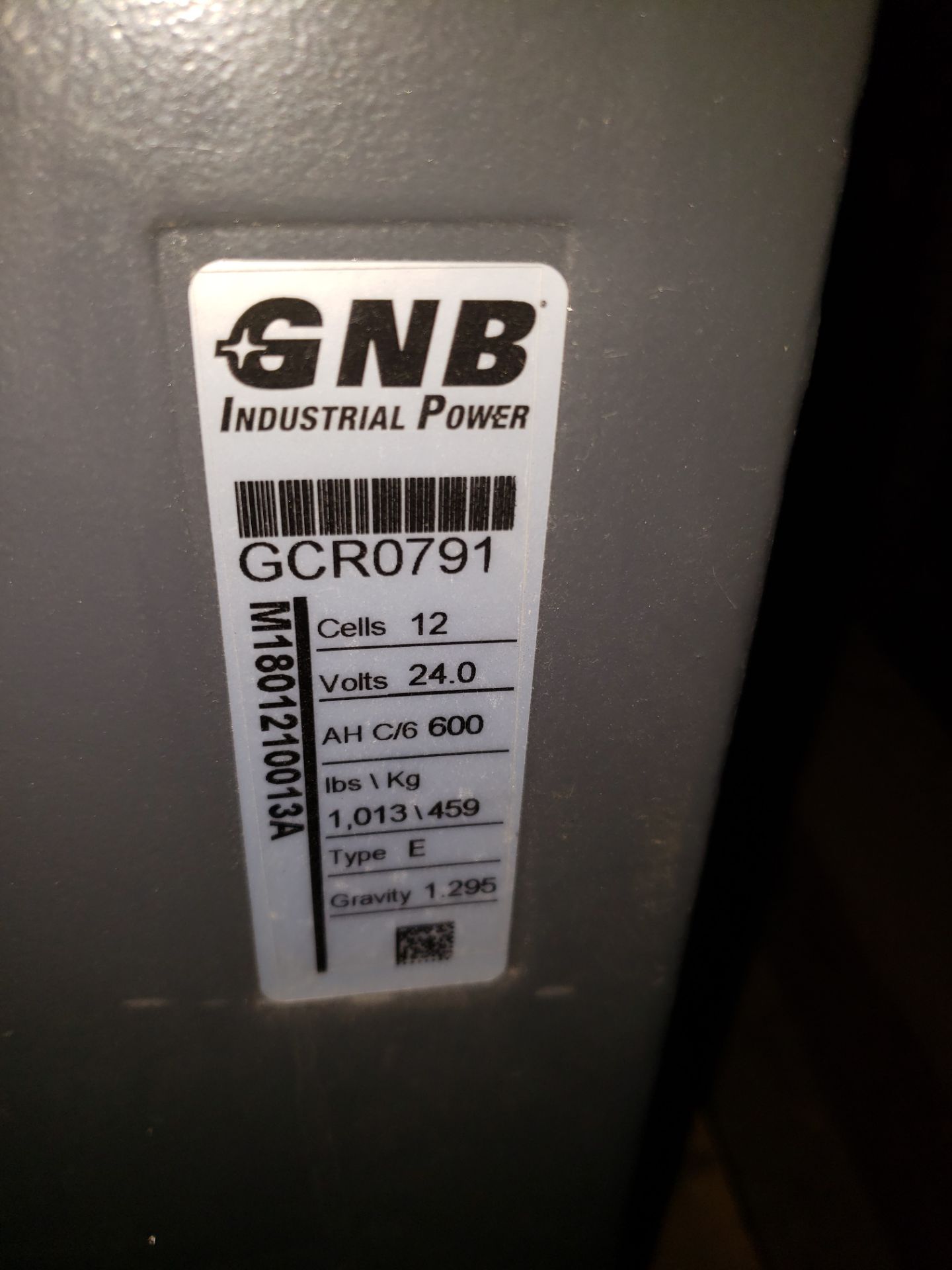 GNB FORKLIFT BATTERY 24 VOLT - Image 2 of 2