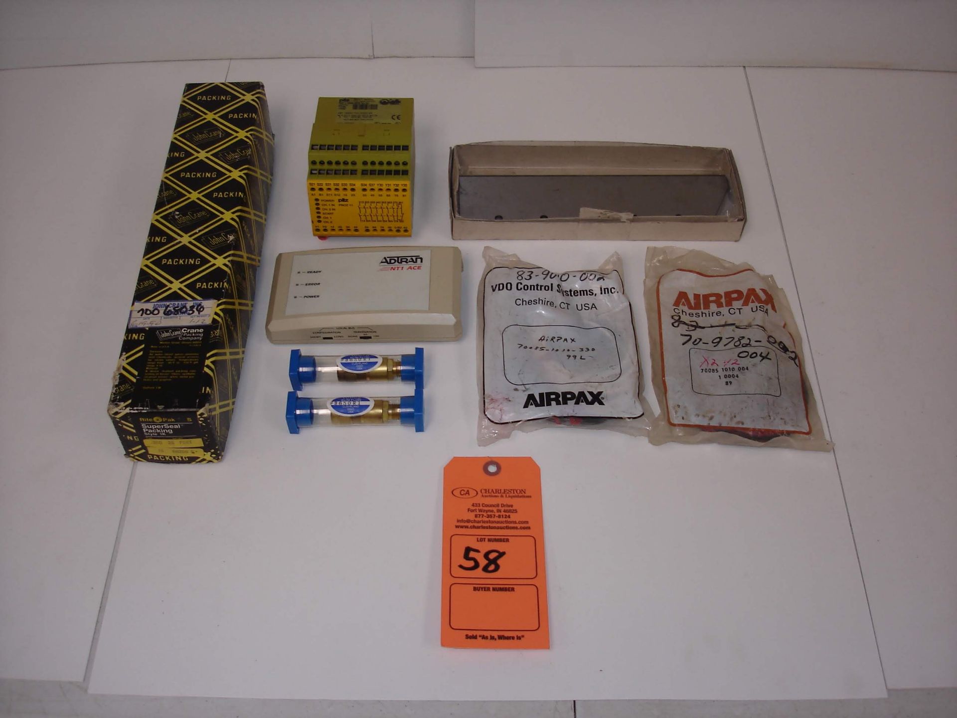 (8) MISC BRANDED INDUSTRIAL PARTS: ADTRAN NTI ACE AND ALL OTHER ITEMS INCLUDED IN PHOTOS!