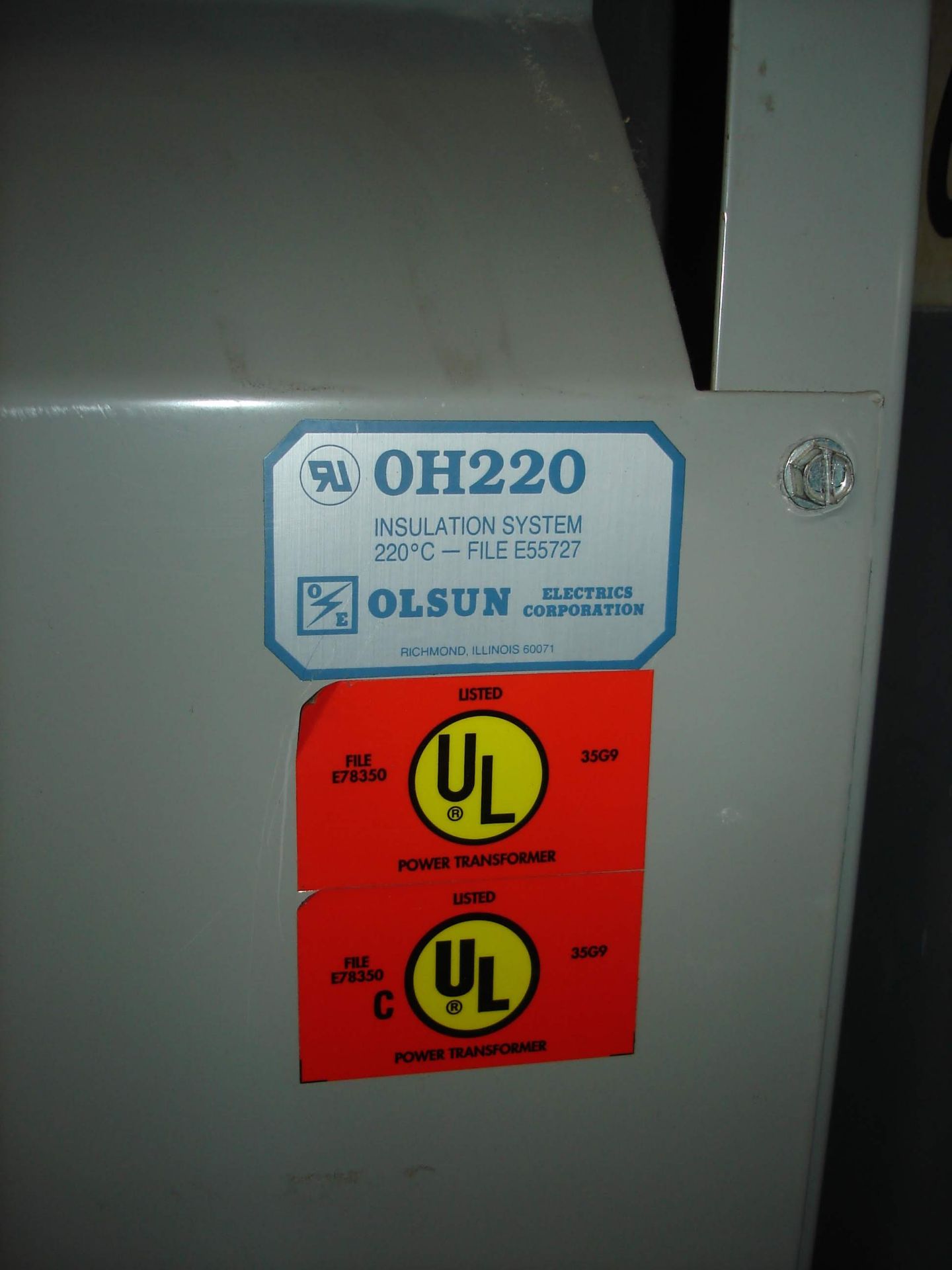 (1) VERY LARGE OLSUN ELECTRIC A61165 MOTOR DRIVE TRANSFORMER 550KVA 3PH 690A REFER TO PHOTOS! - Image 3 of 3