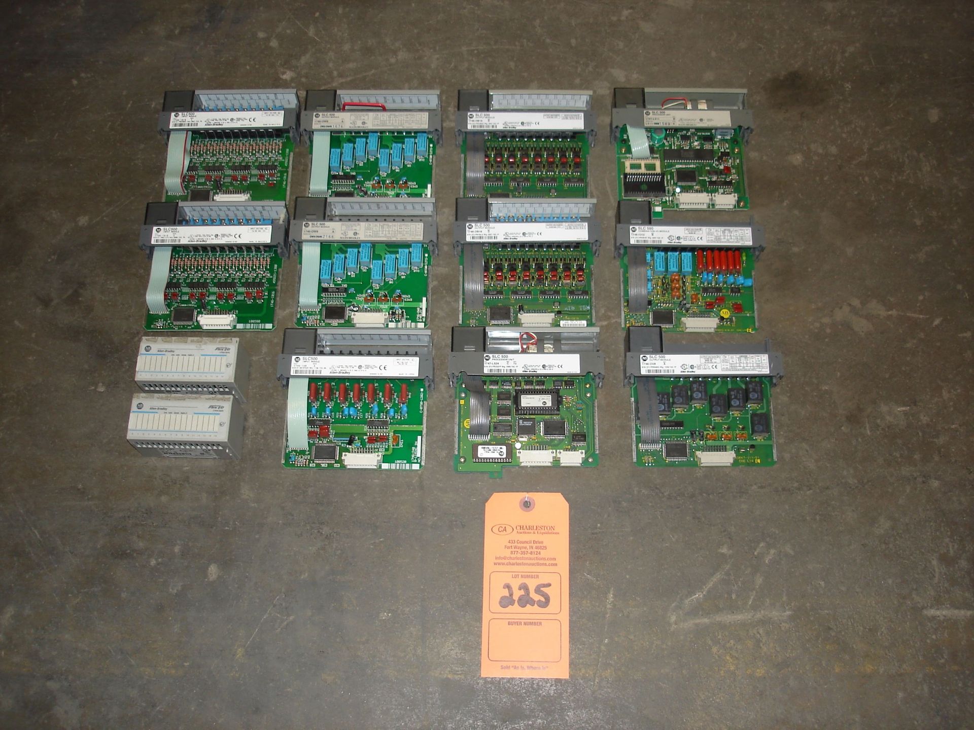 (13) MISC ALLEN BRADLEY INPUT OUTPUT MODULES: ALLEN BRADLEY 1746-OW8 AND ALL OTHER ITEMS INCLUDED IN