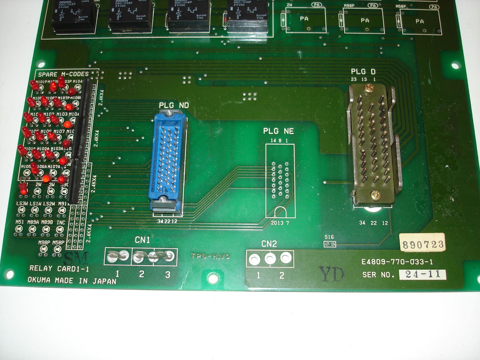 (8) MISC BRANDED PLC CIRCUIT BOARDS: OKUMA E4809-770-033-1 AND ALL OTHER ITEMS INCLUDED IN PHOTOS! - Image 2 of 2