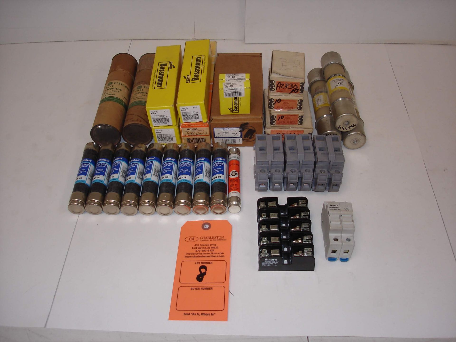 (50+) MISC BRANDED FUSES AND MORE: BUSSMANN FRN-R-175 AND ALL OTHER ITEMS INCLUDED IN PHOTOS!