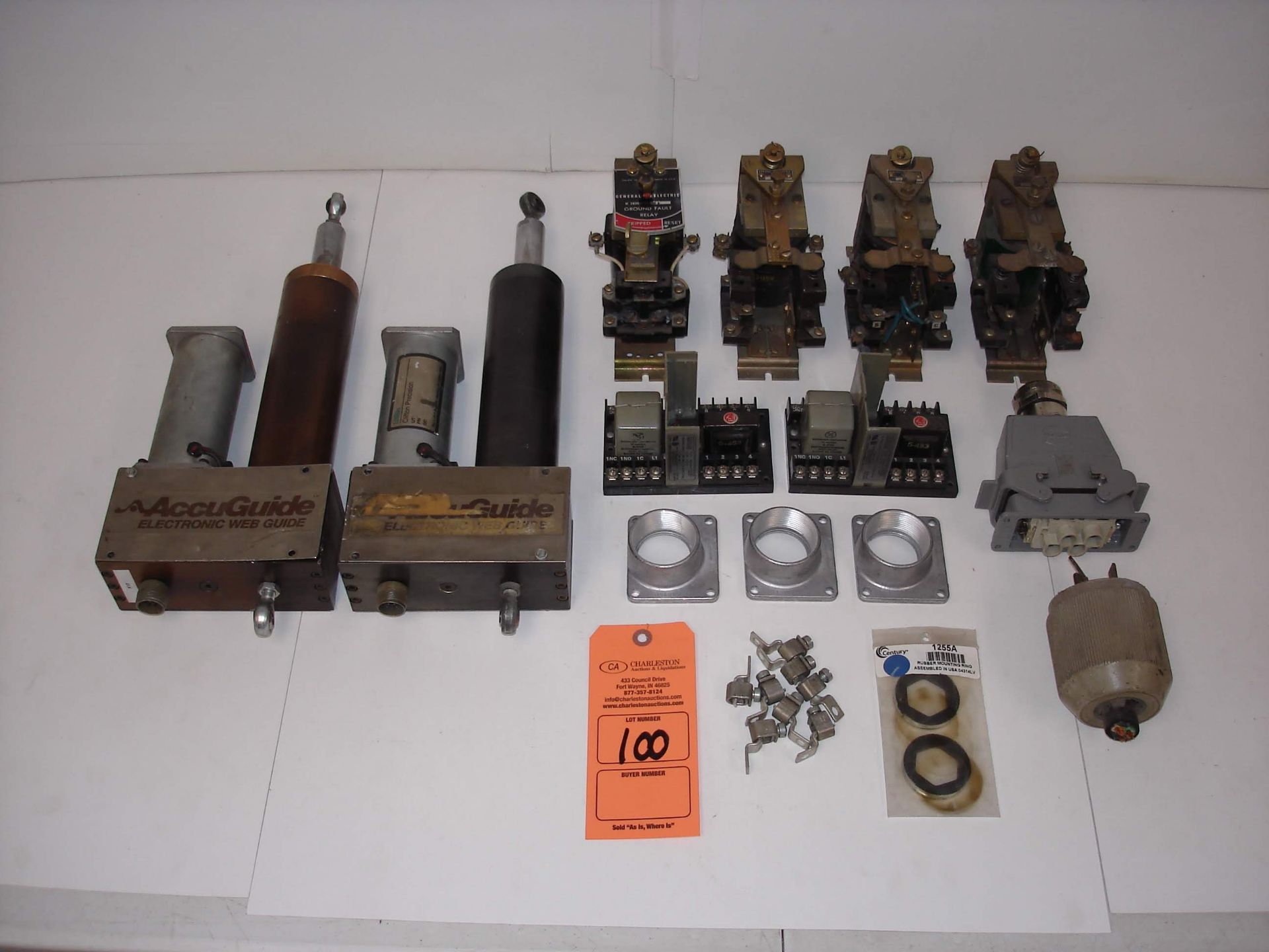 (20+) MISC INDUSTRIAL PLC PARTS AND MORE: ACCUWEB ACTUATOR AND ALL OTHER ITEMS INCLUDED IN PHOTOS!