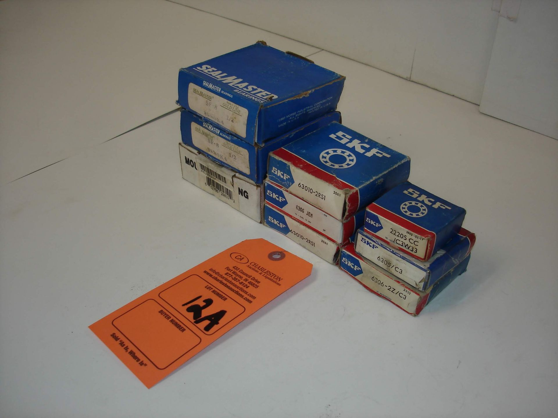 (9) MISC BRANDED BEARINGS AND MORE: SEALMASTER SF-8 AND ALL OTHER ITEMS INCLUDED IN PHOTOS! - Image 2 of 2