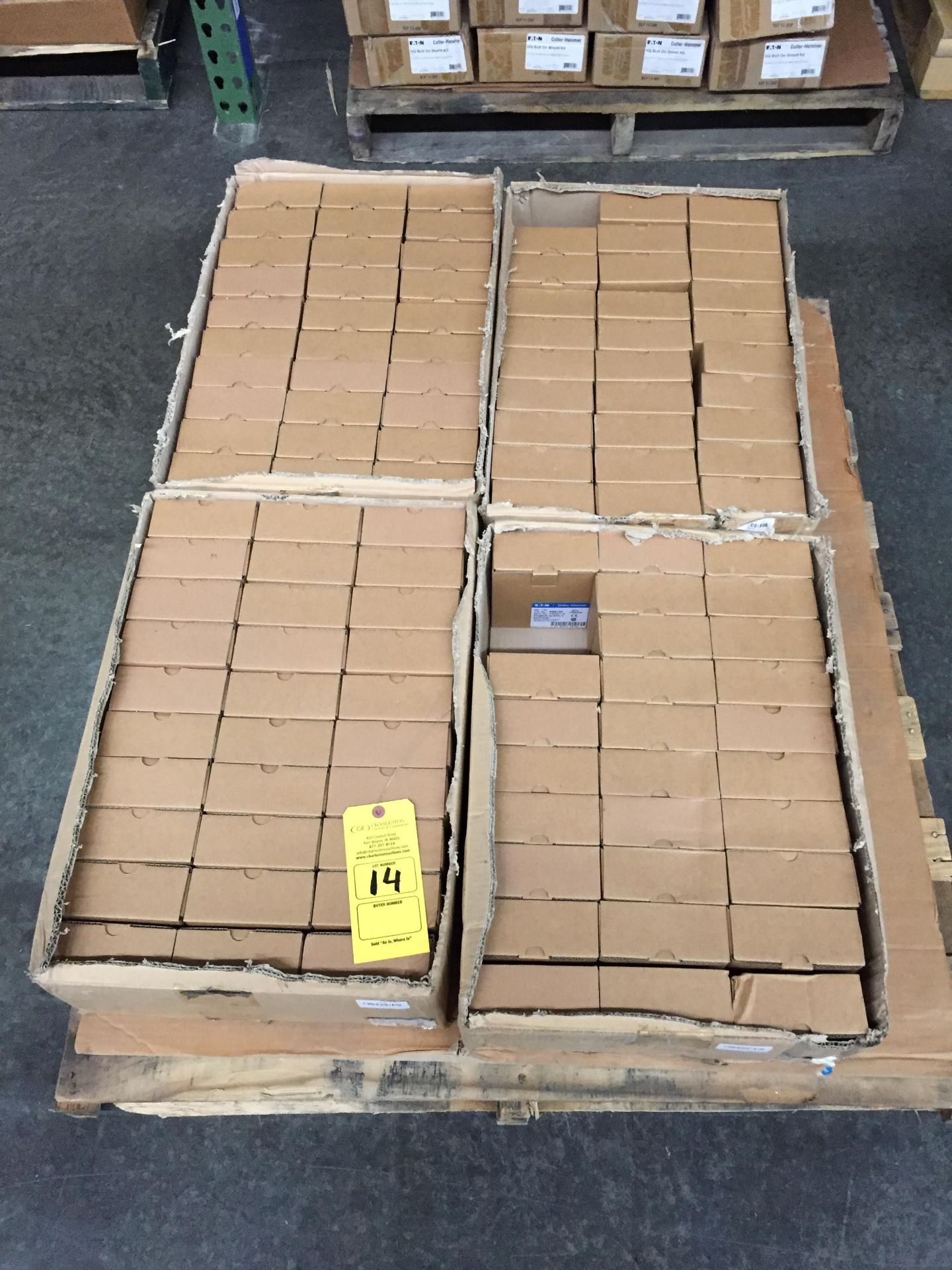 PALLET OF (APPROX. 115) EATON CUTLER-HAMMER POWER SUPPLY SWITCHER MODEL-PSS10F