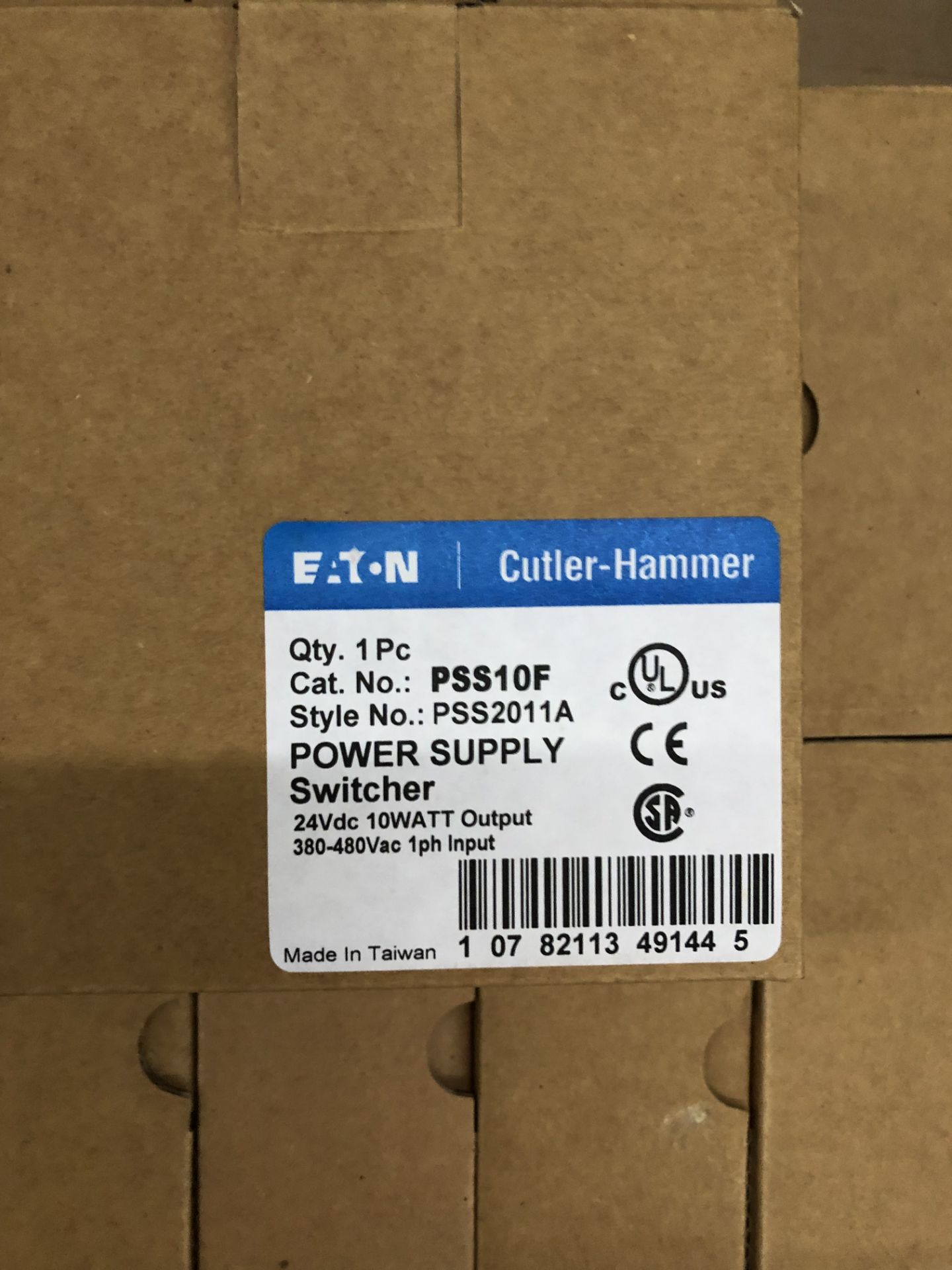 PALLET OF (APPROX. 115) EATON CUTLER-HAMMER POWER SUPPLY SWITCHER MODEL-PSS10F - Image 3 of 3