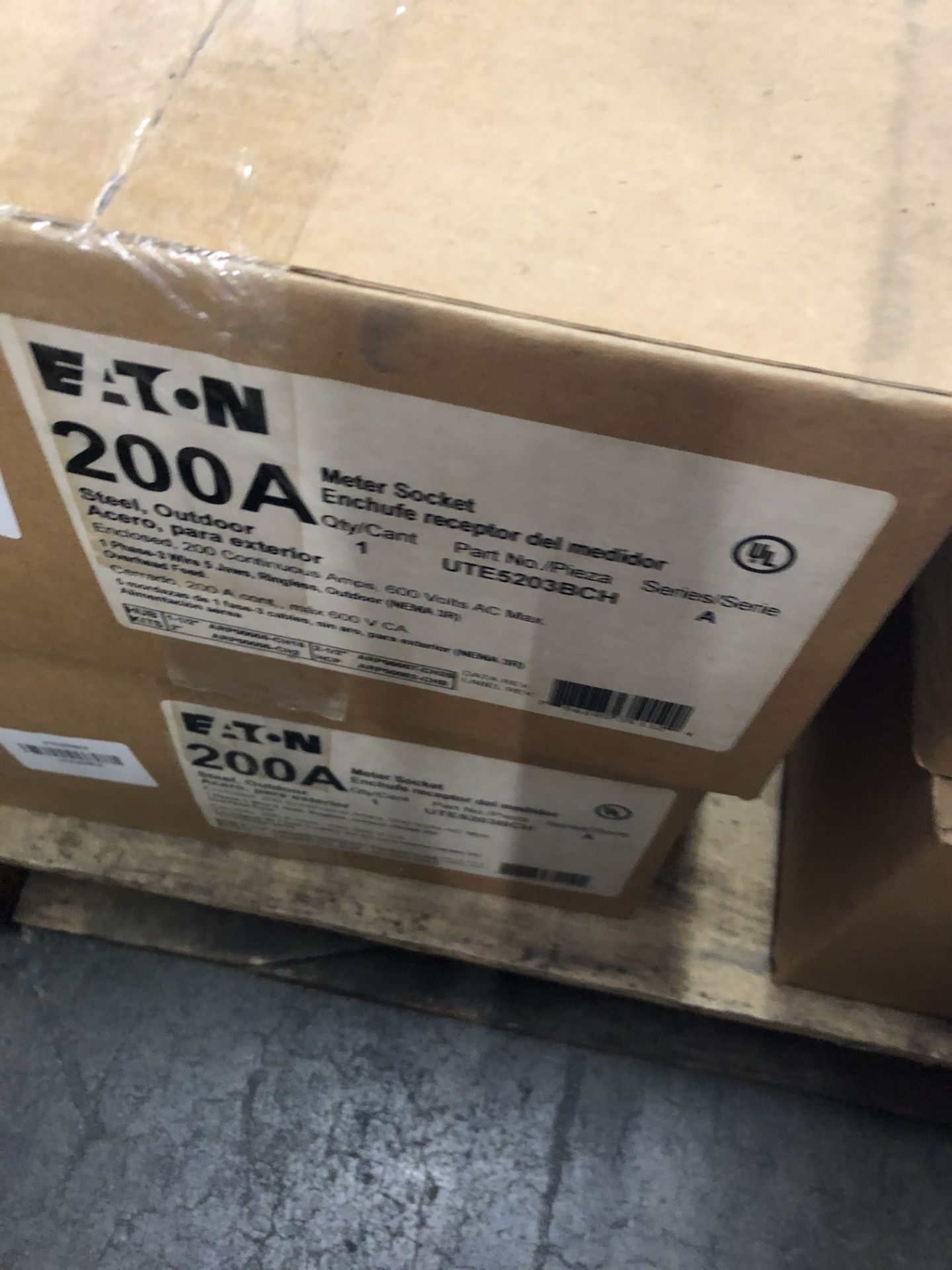 PALLET OF (12) EATON 200A METER SOCKET P#UTE520BCH - Image 4 of 4