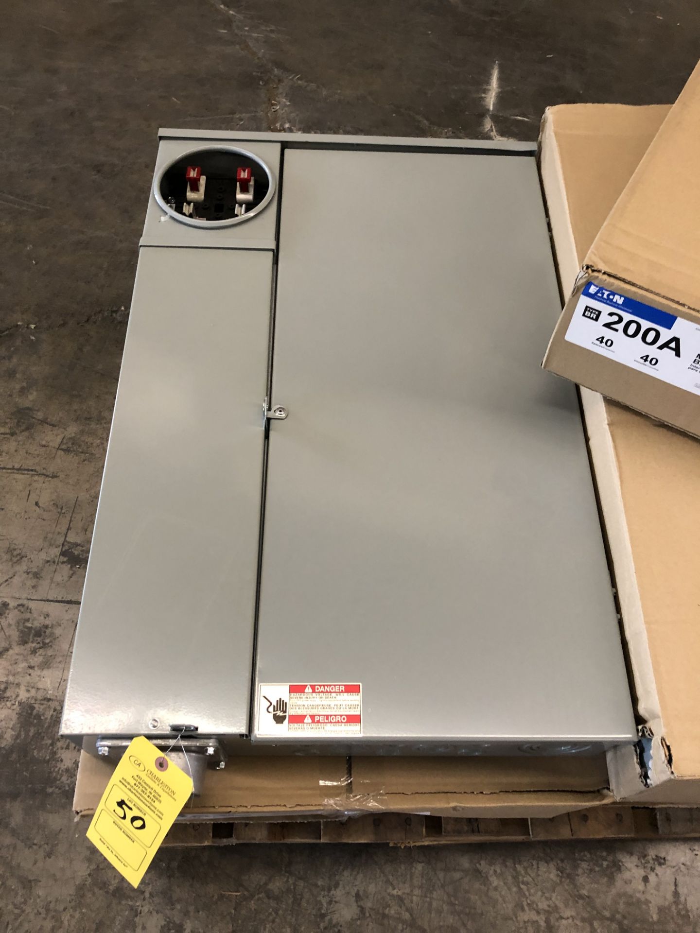 PALLET OF (4) EATON 200A OUTDOOR METER BREAKER 40 SPACES - Image 2 of 3