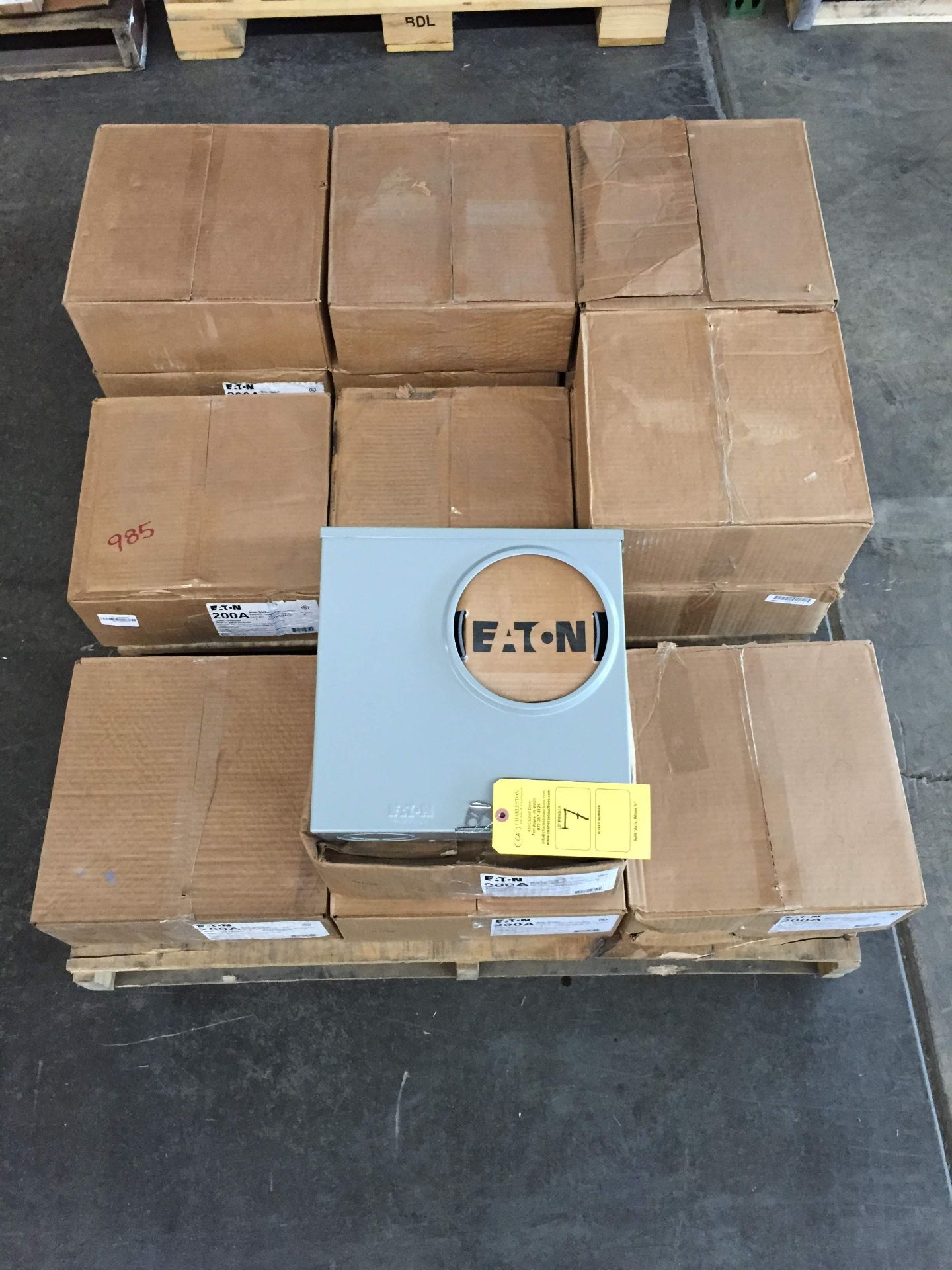 (14) EATON METER SOCKET 200A CONT./600 V AC MAX MODEL-UTRS223ACH