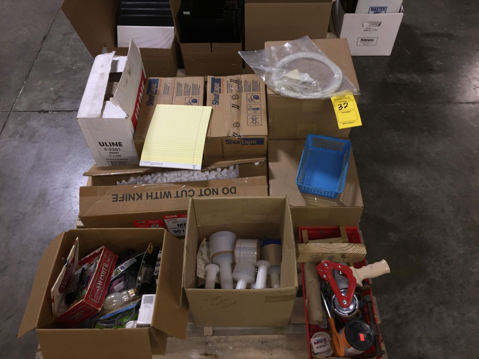 PALLET OF OFFICE SUPPLIES