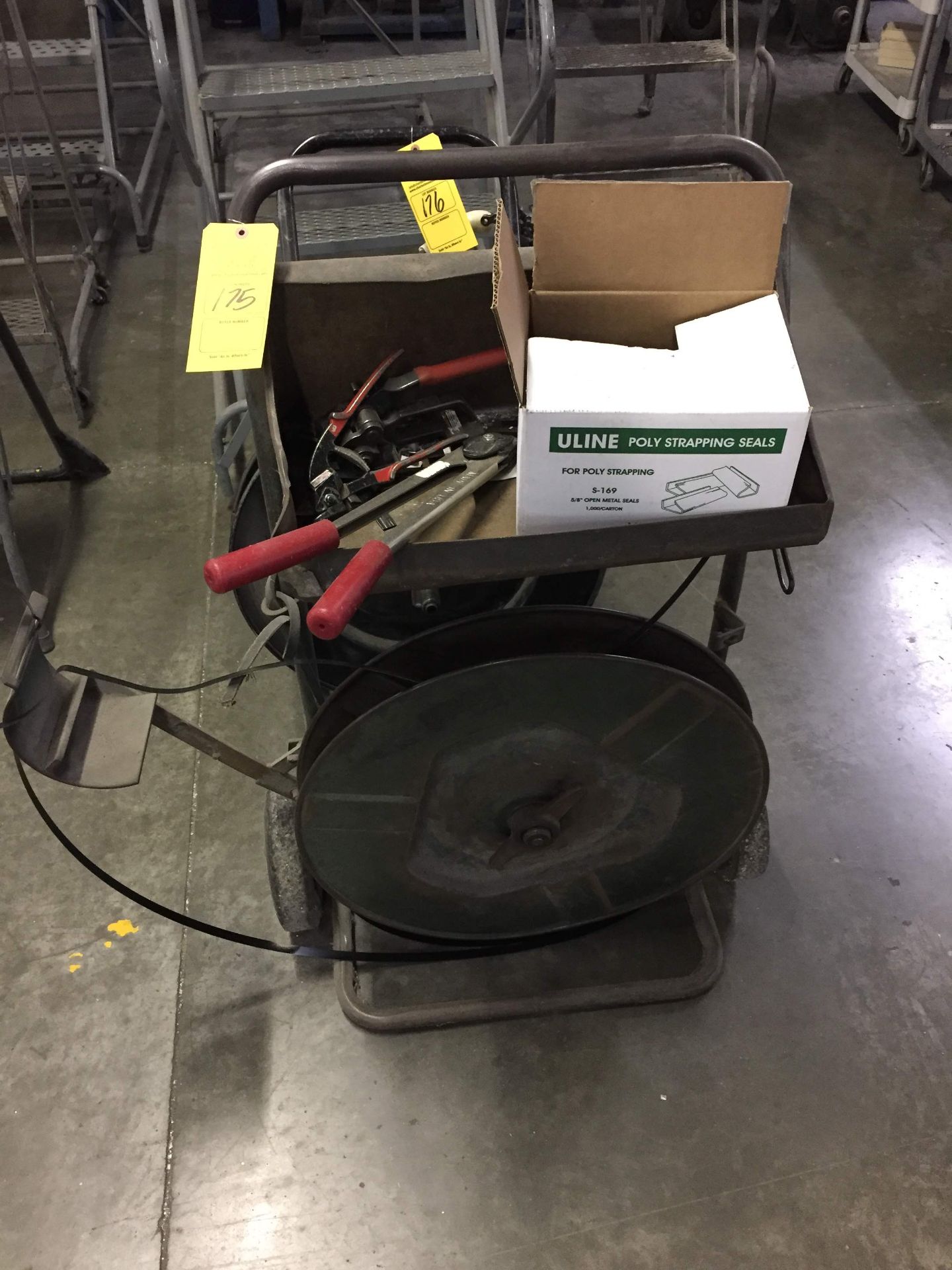 (1) BANDING CART W/ATTACHMENTS