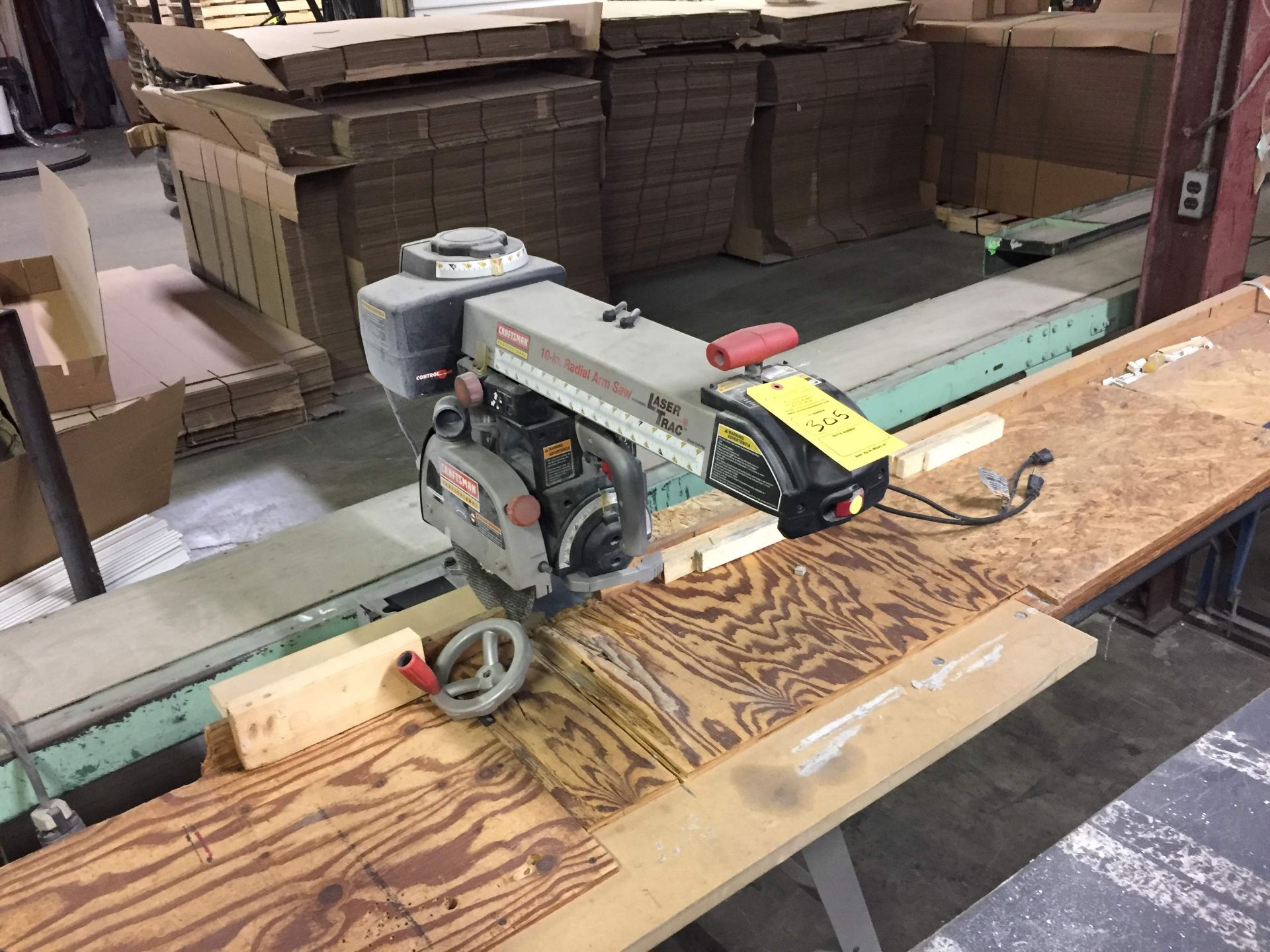 (1) CRAFTSMAN PROFESSIONAL 10" RADIAL ARM SAW W/ LASER TRACK