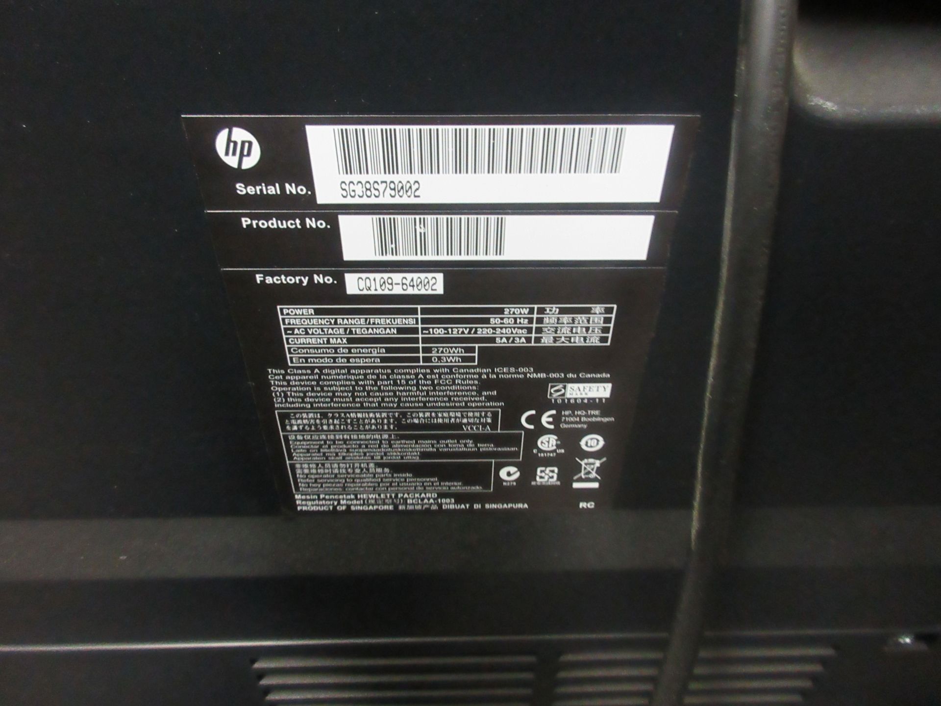 HP Designjet Z-6200 42” Sold as is Handling fees $0-$10 (located at 219 Murray Street, Fort Wayne, - Bild 4 aus 4