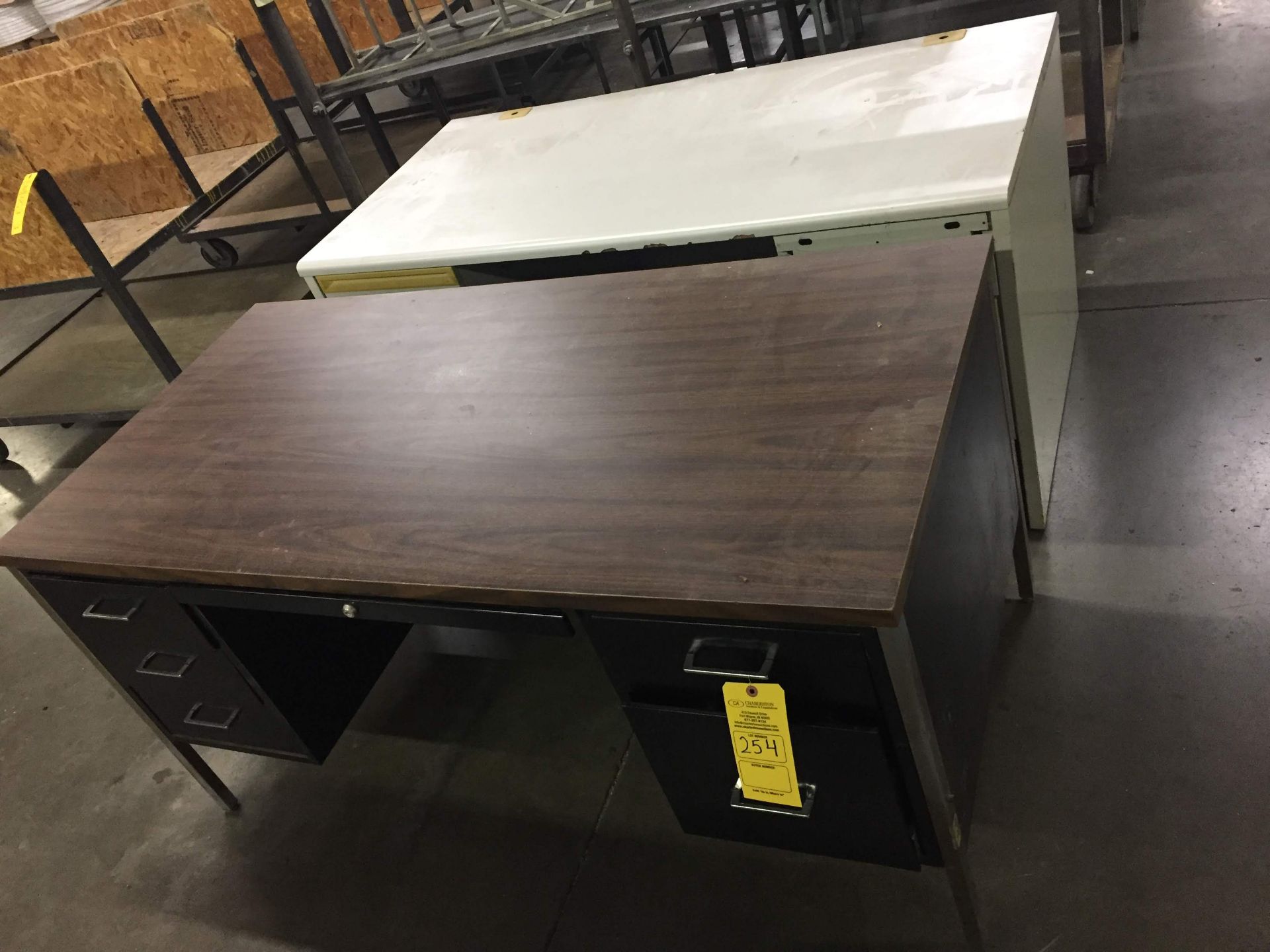 (2) DESKS