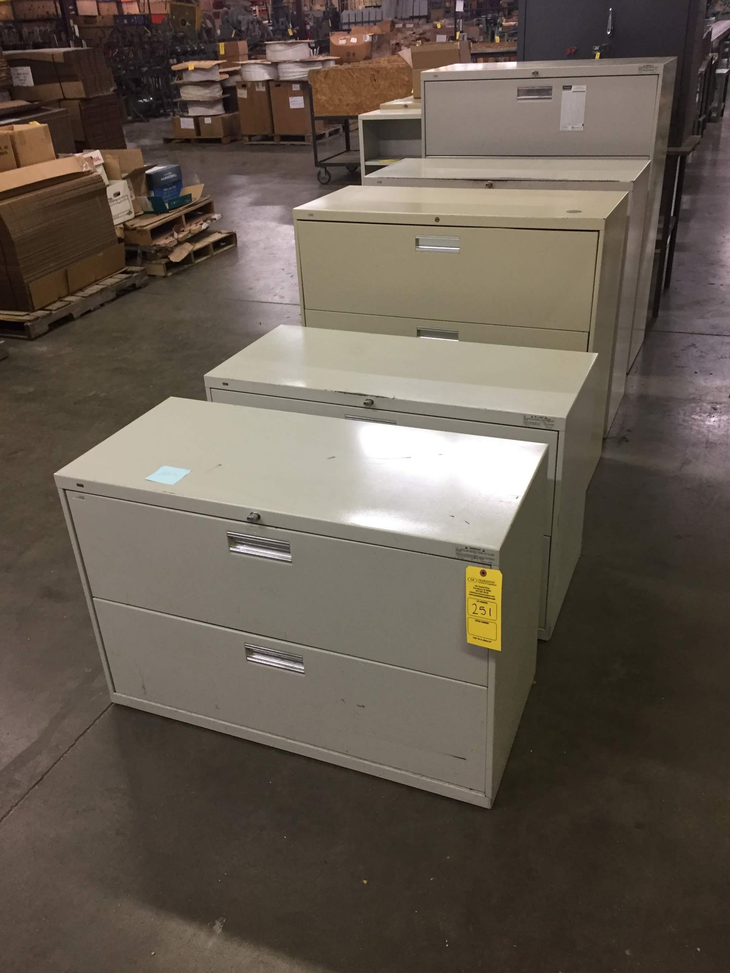 (5) FILE CABINETS