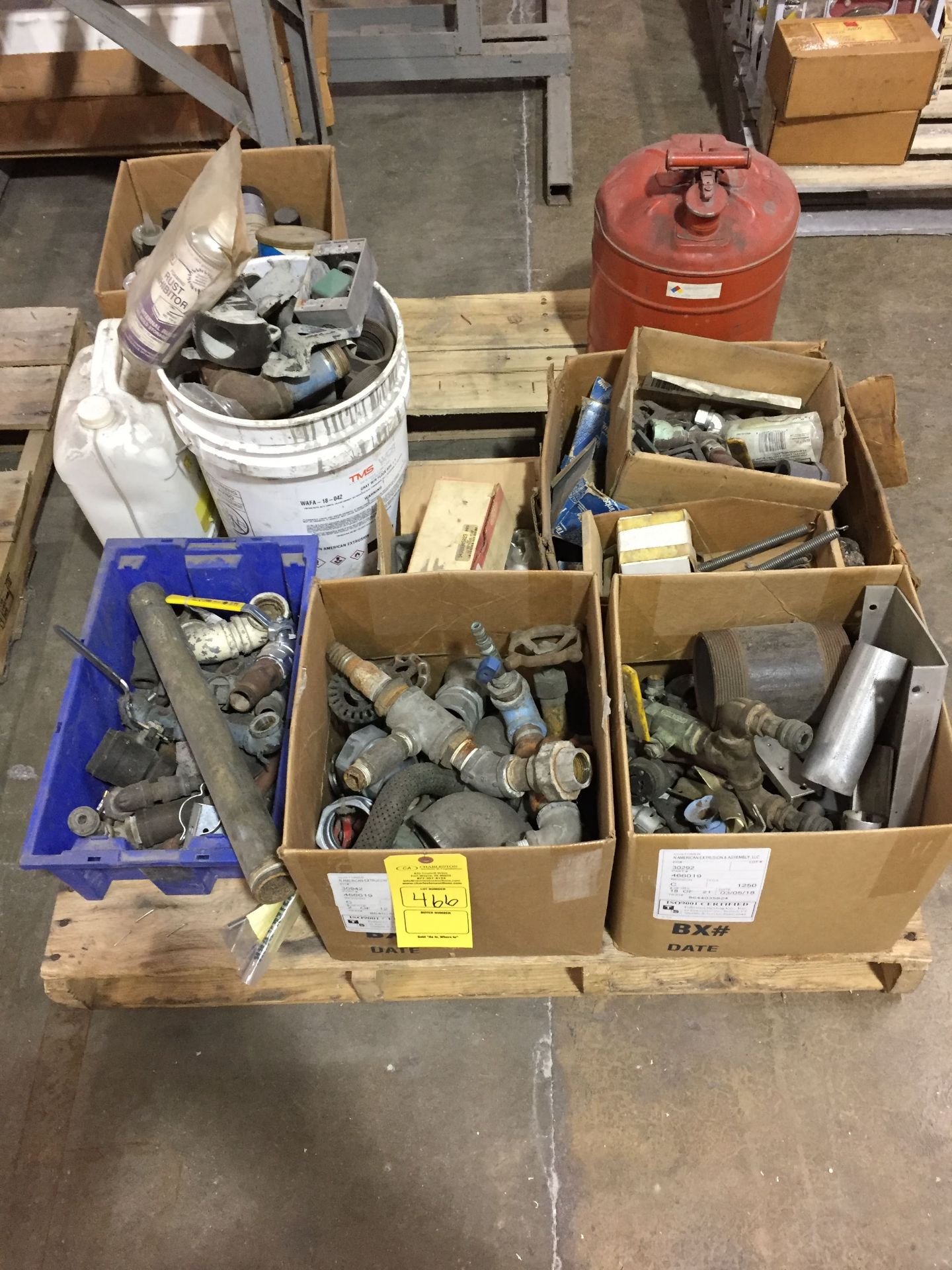 PALLET OF MISC. WATER & AIR FITTINGS