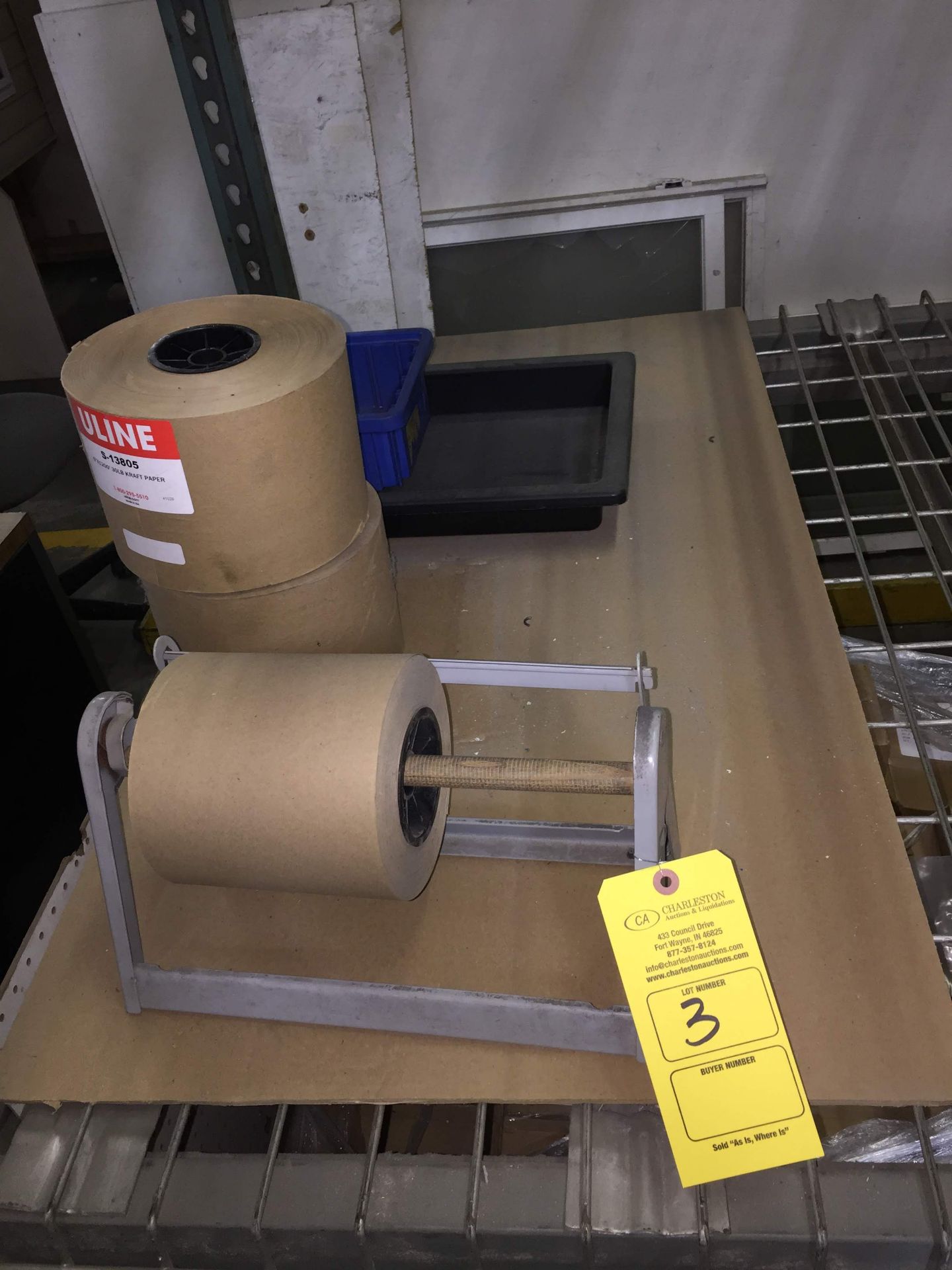 U LINE PACKING PAPER & ROLL STAND