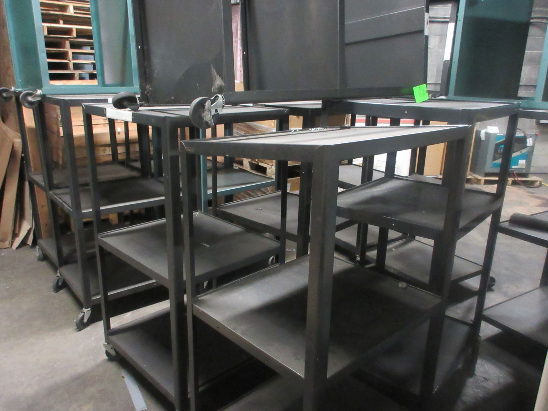 Set of five “teachers carts” Sold as is Handling fees $0-$10 (located at 219 Murray Street, Fort - Image 2 of 2