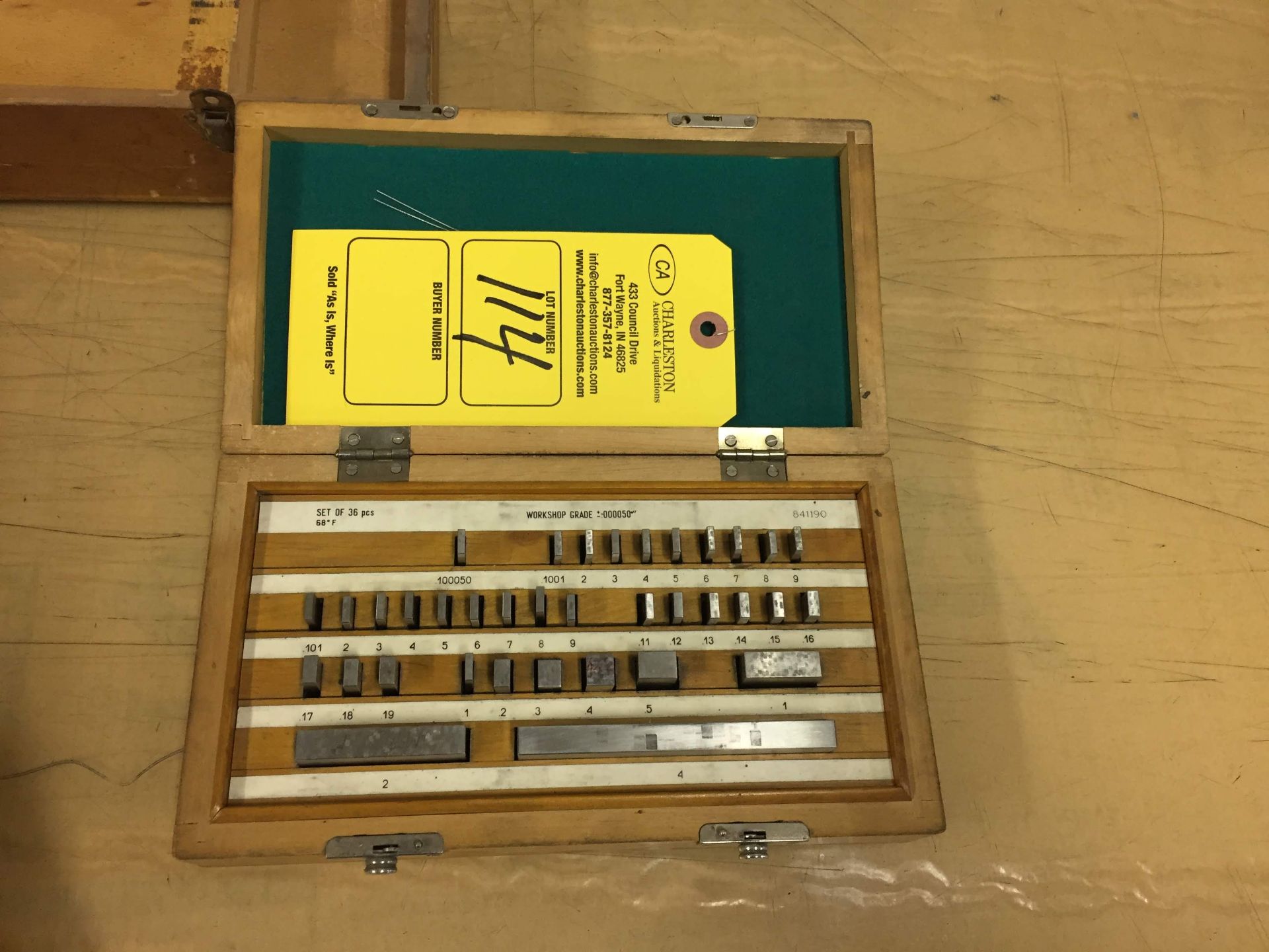 SET OF BLOCK GAGES (36 PIECES) .100050 -4