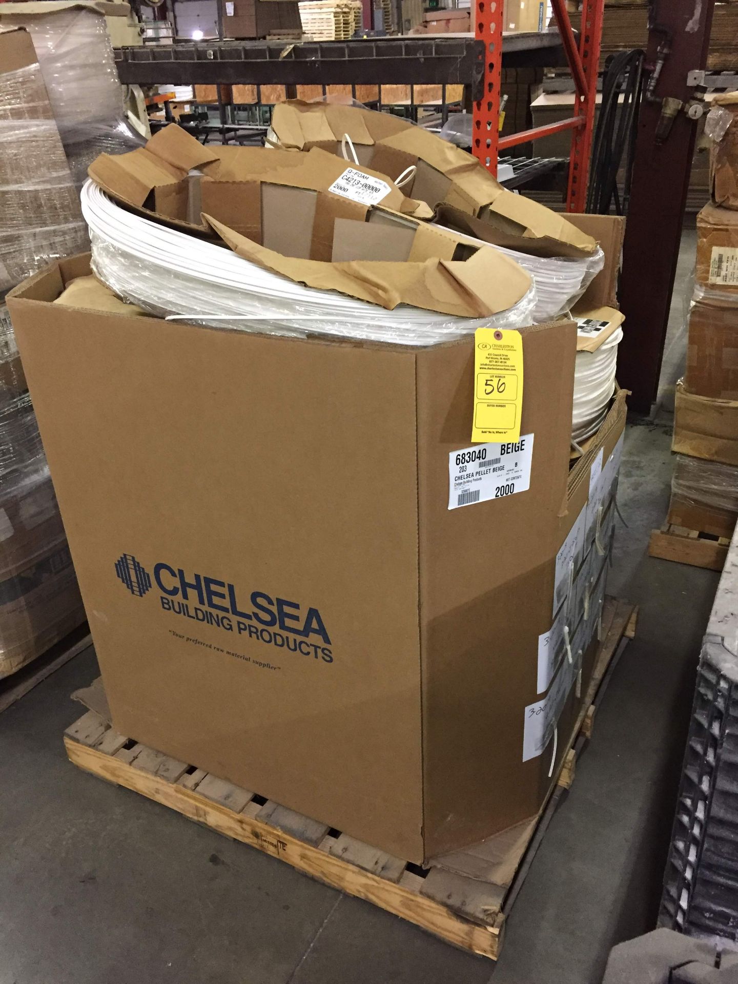 PALLET OF VARIOUS WEATHER STRIP