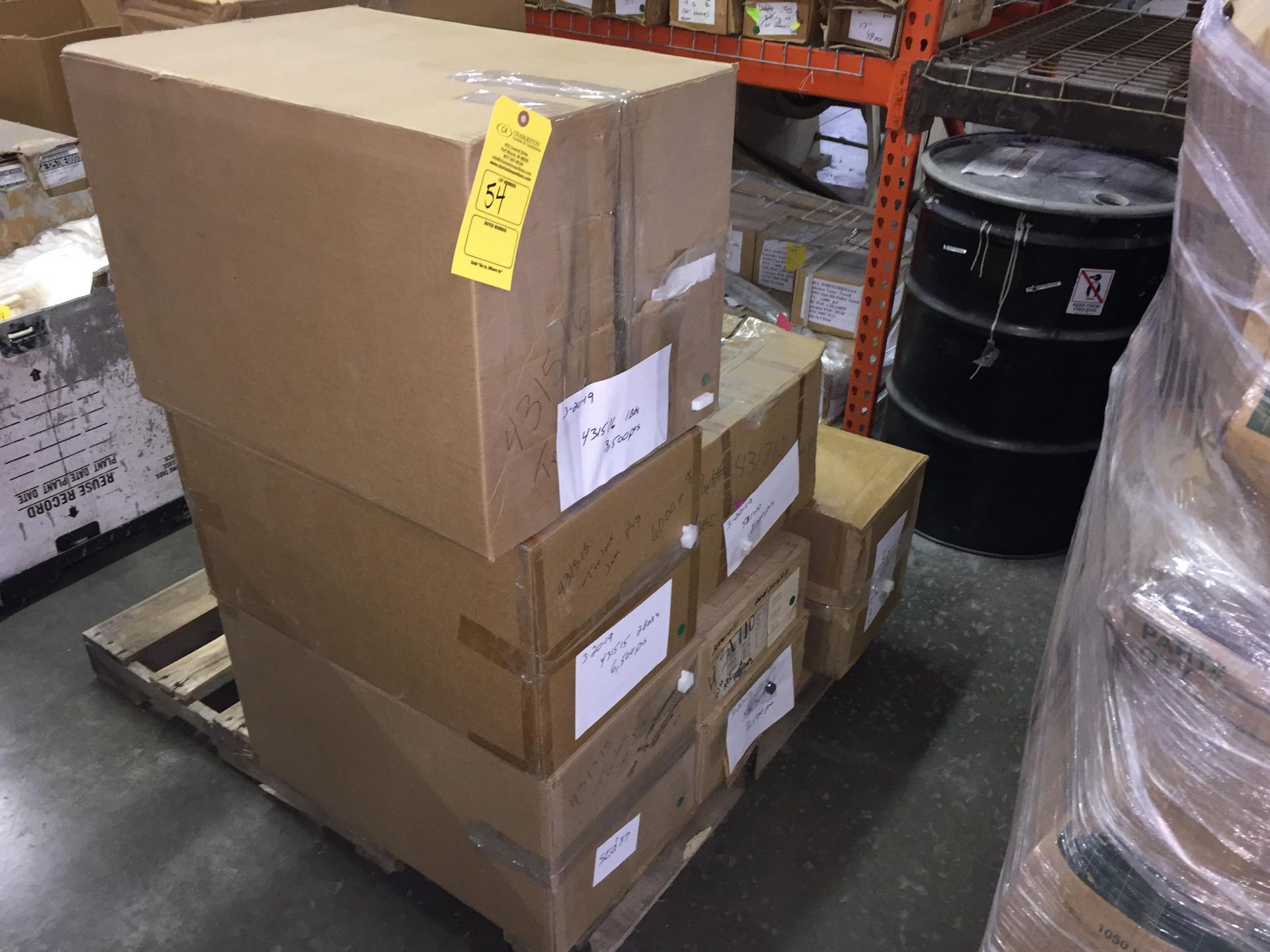 PALLET OF JAM PLUGS; HOUSE PLUGS; SILL PADS; HBS PLUGS & AIR CHECK