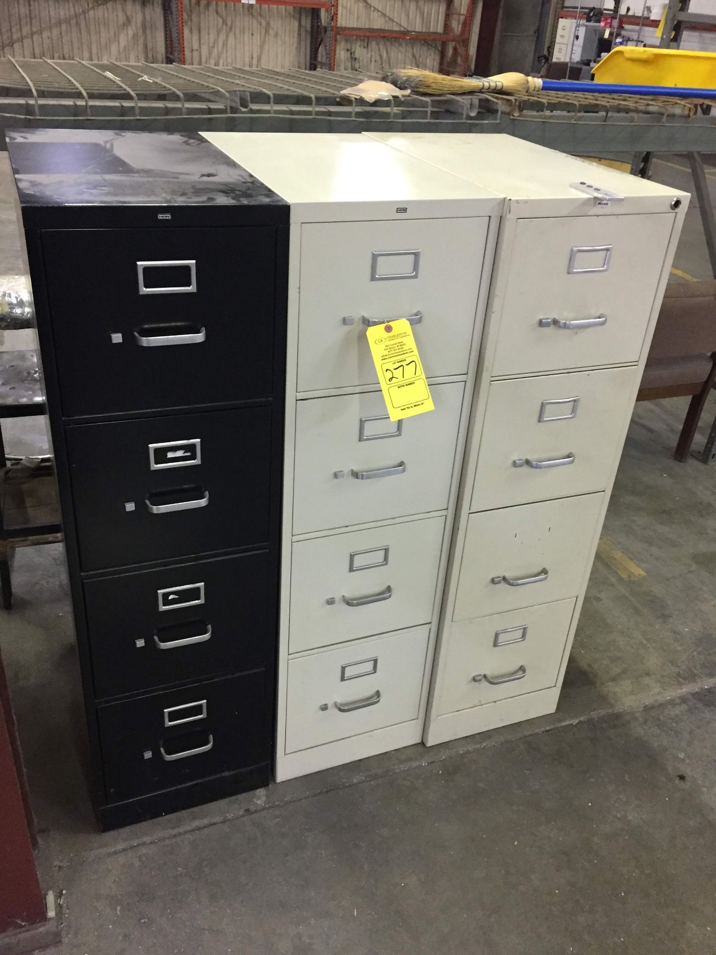 (3) FILING CABINETS