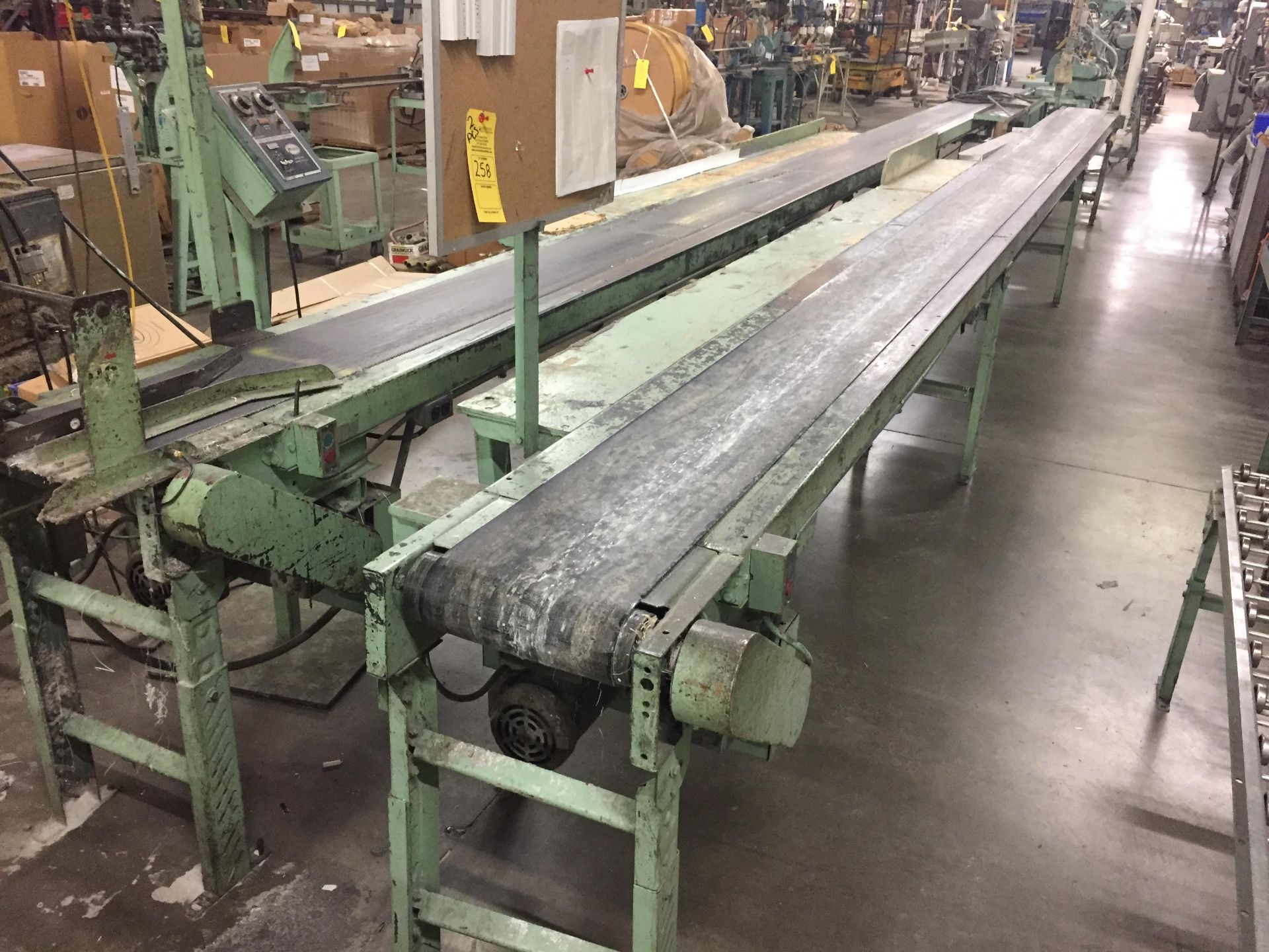 (2) CONVEYOR TABLES