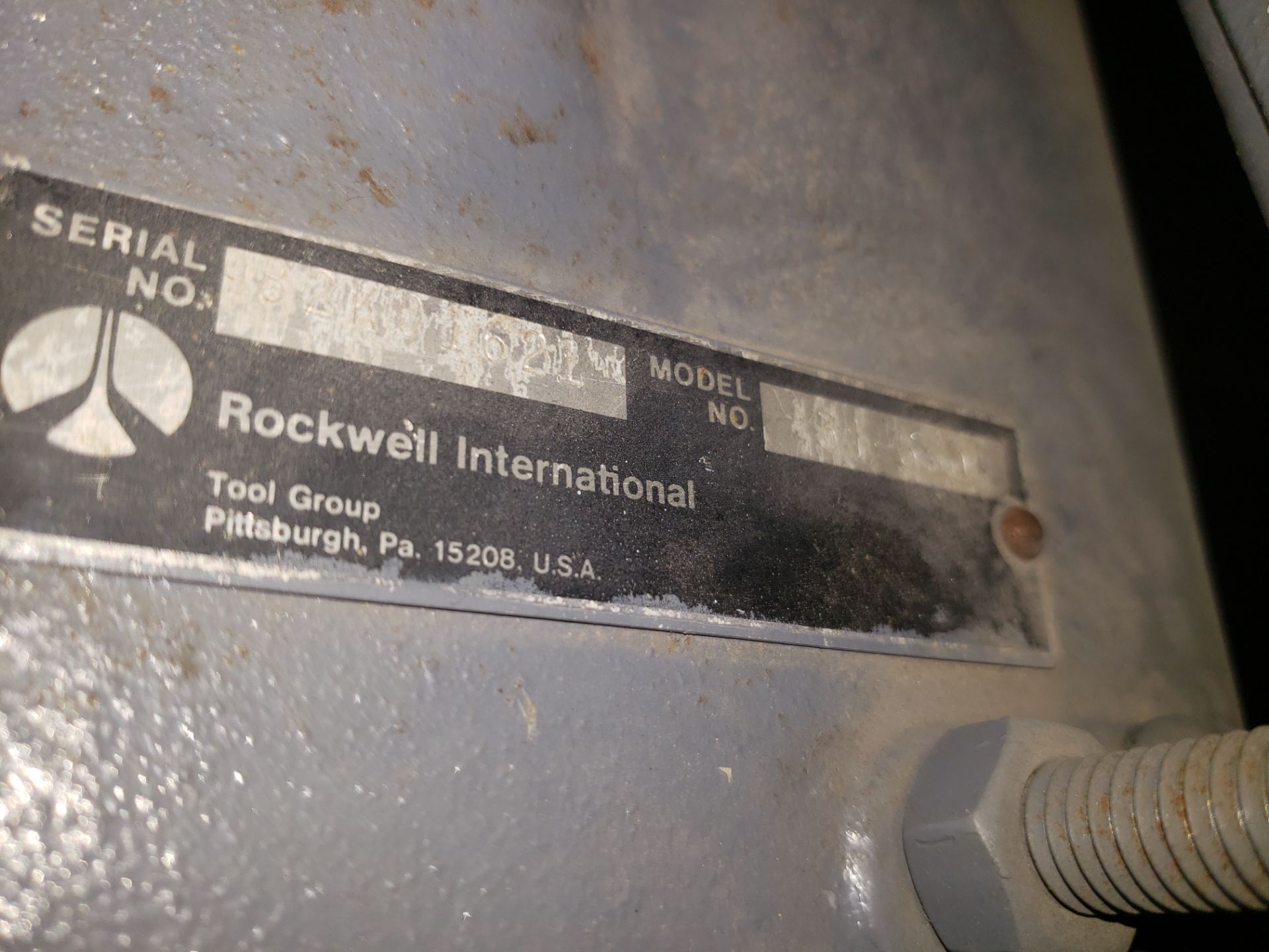 DELTA ROCKWELL BELT SANDER 6 X 8" BELT 1PH/1½HP - Image 3 of 3