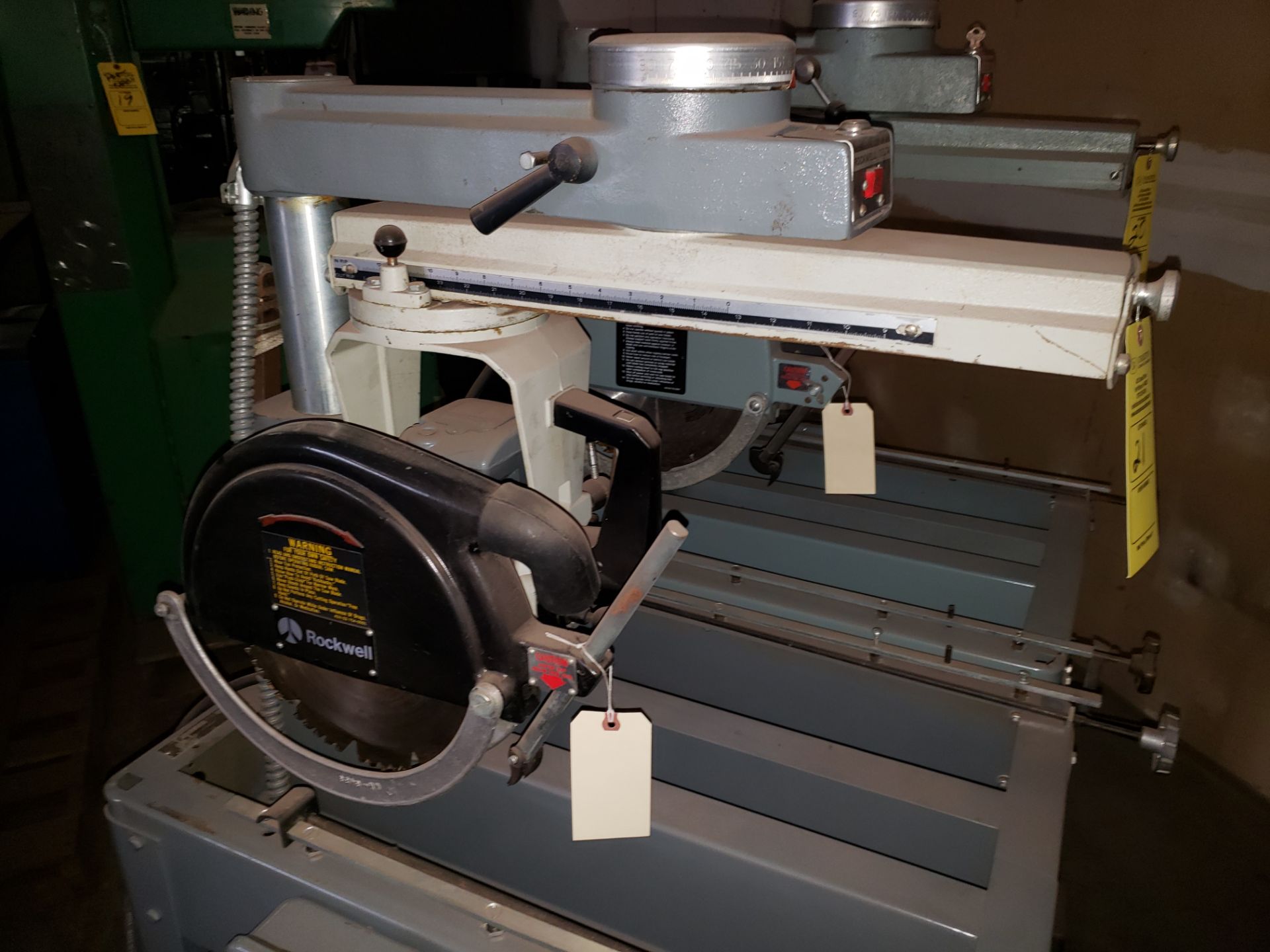 ROCKWELL 12" RADIAL ARM SAW CAT#12-RAS S#LH9941 2HP/3PH - Image 2 of 2