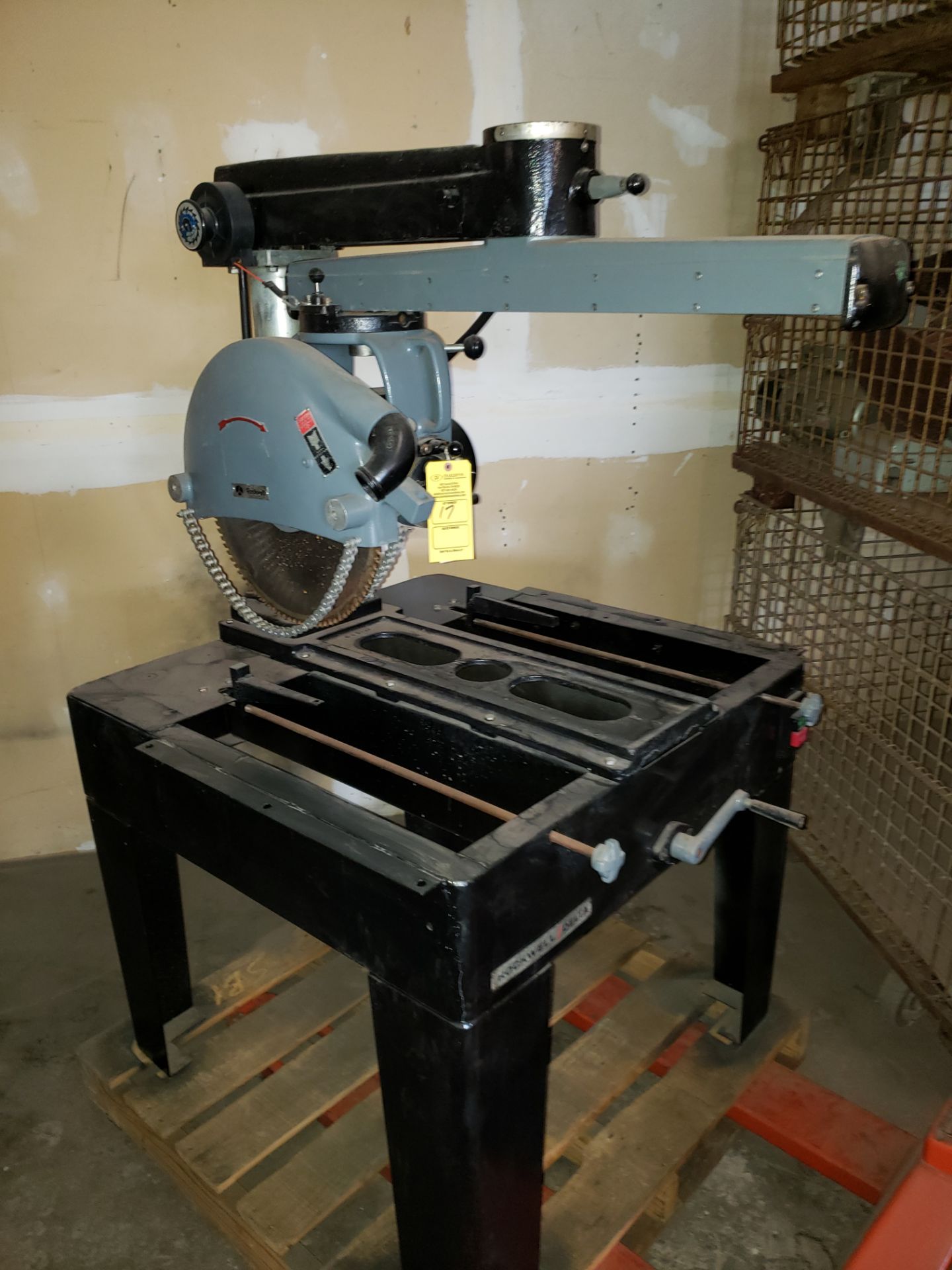 ROCKWELL RADIAL ARM SAW 18" 7½ HP/3PH