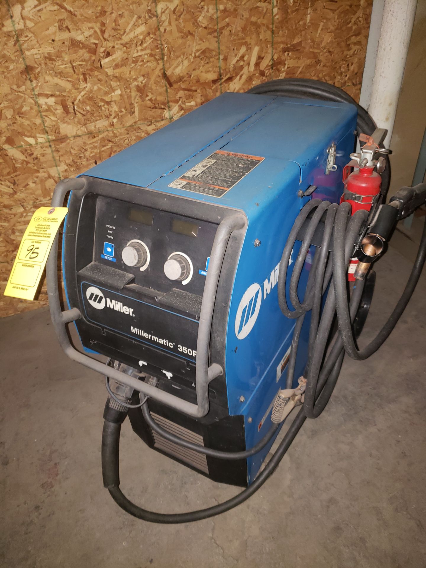 MILLER MILLERMATIC 350P WELDER S#LG131565B 200/230/460 60HZ/1PH