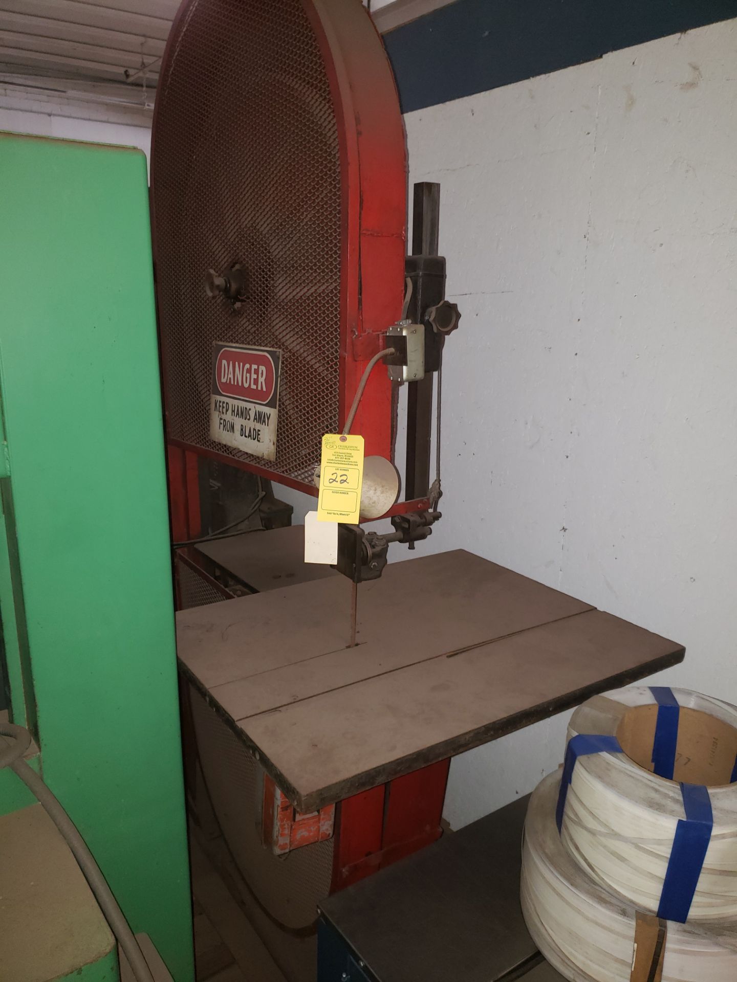 CHICAGO 36" VERTICAL BAND SAW 2HP/3PH - Image 3 of 3