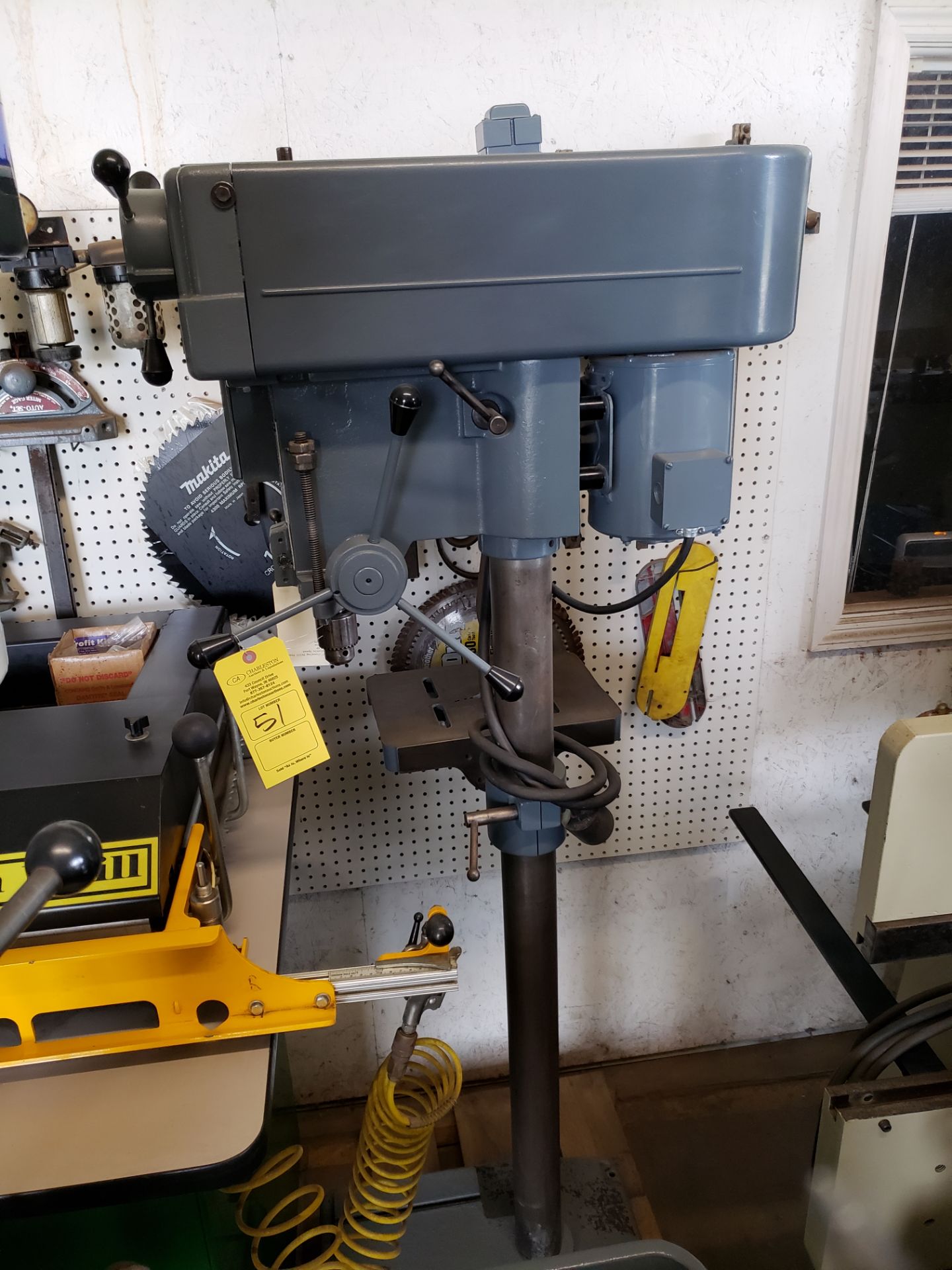 CLAUSING DRILL PRESS 15" VARIABLE SPEED ¾HP/3PH