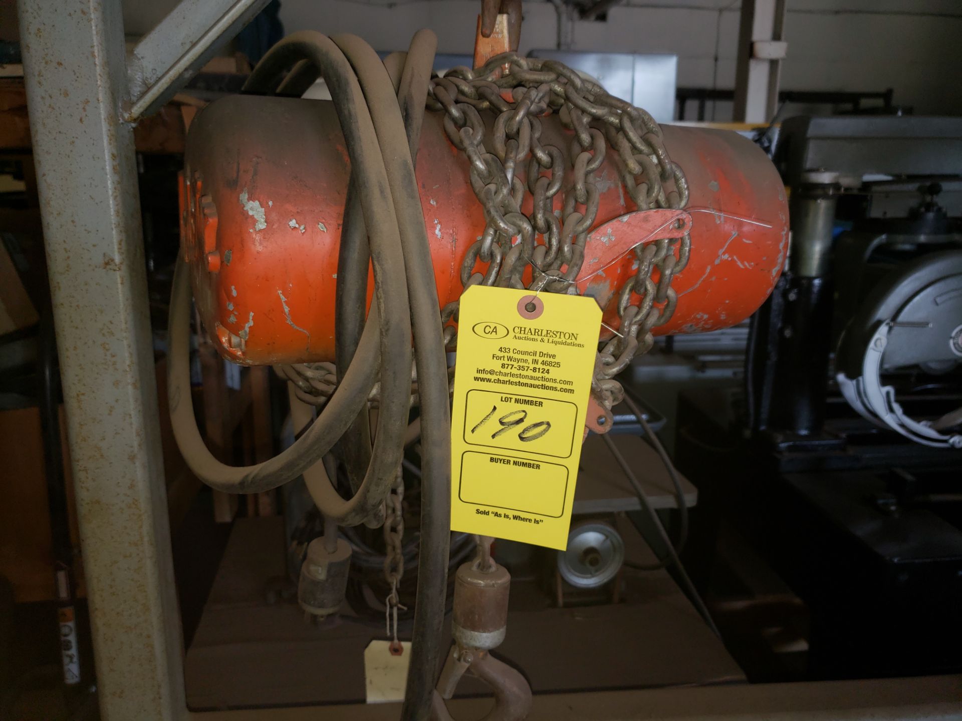 LOAD STAR 1/2 TON ELECTRIC CHAIN HOIST 1PH