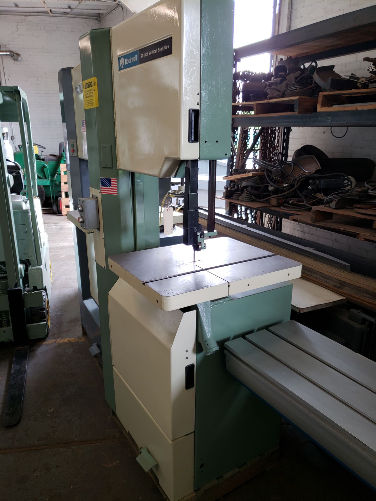 ROCKWELL BAND SAW S#1713122 20" 2HP/3PH 2 SPEED SERIES 28-3X0 - Image 2 of 3