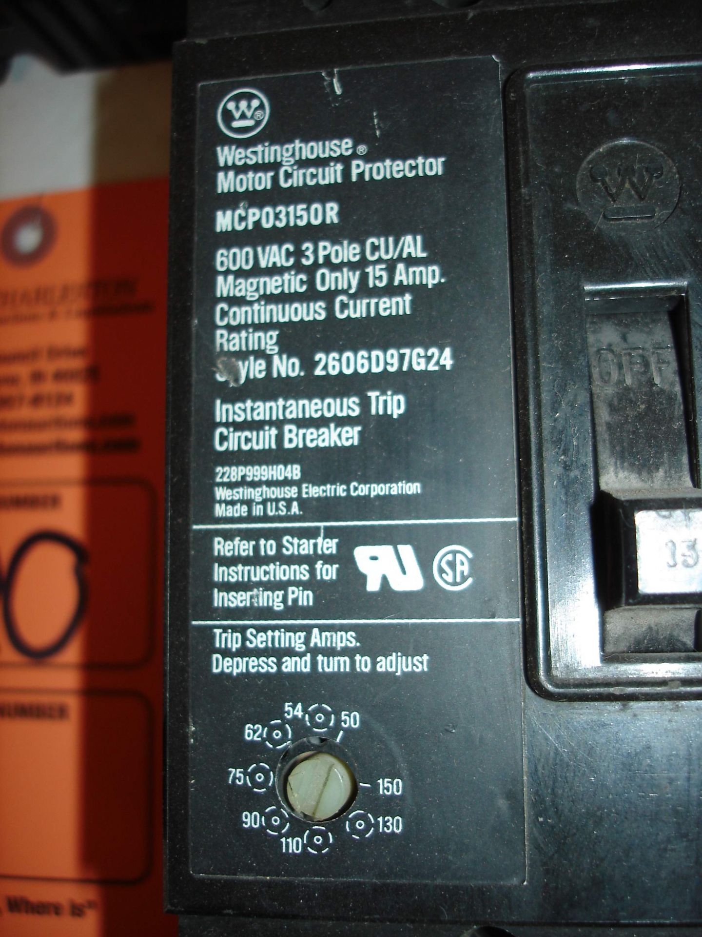 (5) MISC BRANDED BREAKERS: SQUARE D FA34015 AND ALL OTHER ITEMS INCLUDED IN PHOTOS! (LOCATED AT: - Image 3 of 6