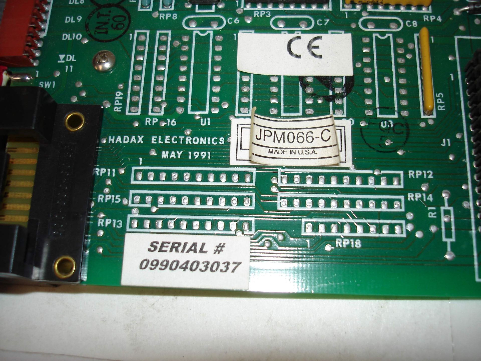 (8) MISC BRANDED CIRCUIT BOARDS: USON 487A300D, HACH CHEMICAL, HADAX JPM066-C AND MORE! (LOCATED AT: - Image 10 of 10