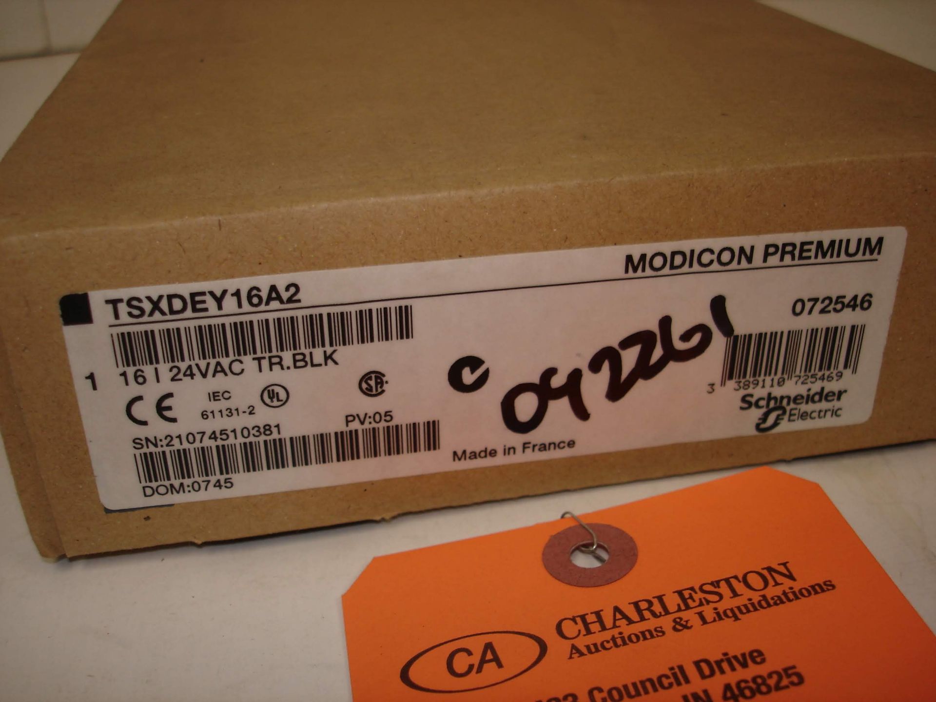 (1) FACTORY SEALED: SCHNEIDER ELECTRIC TSXDEY16A2 MODICON MODULE (LOCATED AT: 1200 KIBBY STREET BLDG - Image 2 of 3