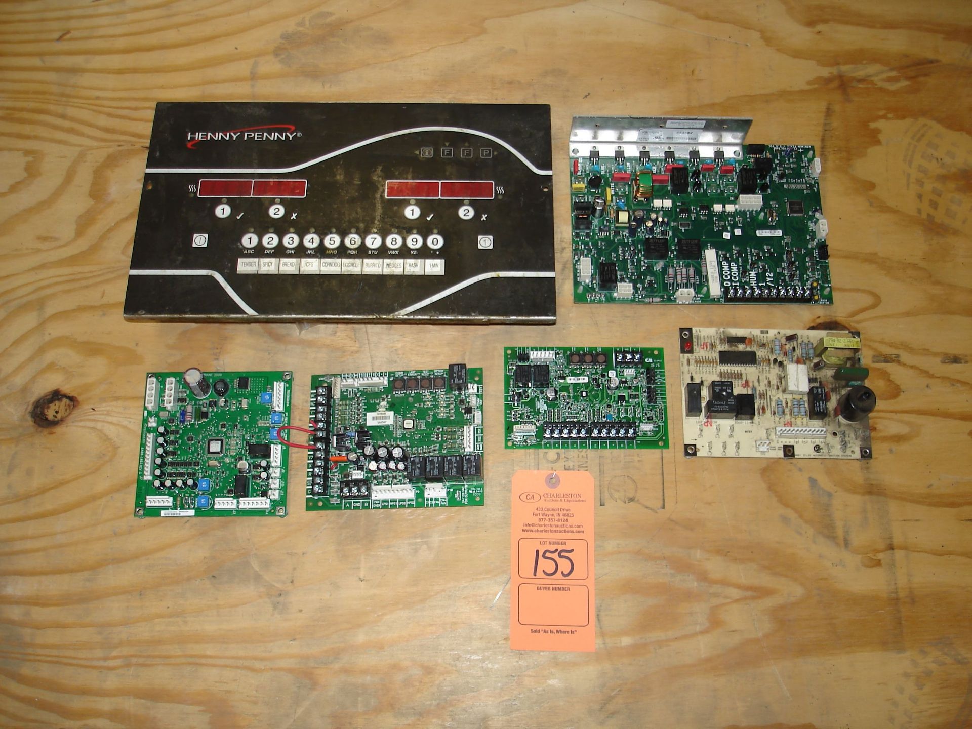 (6) MISC BRANDED HVAC CIRCUIT BOARDS: TRANE 6400-1083, SOURCE 1 1015045, VARIDIGM 554582 AND