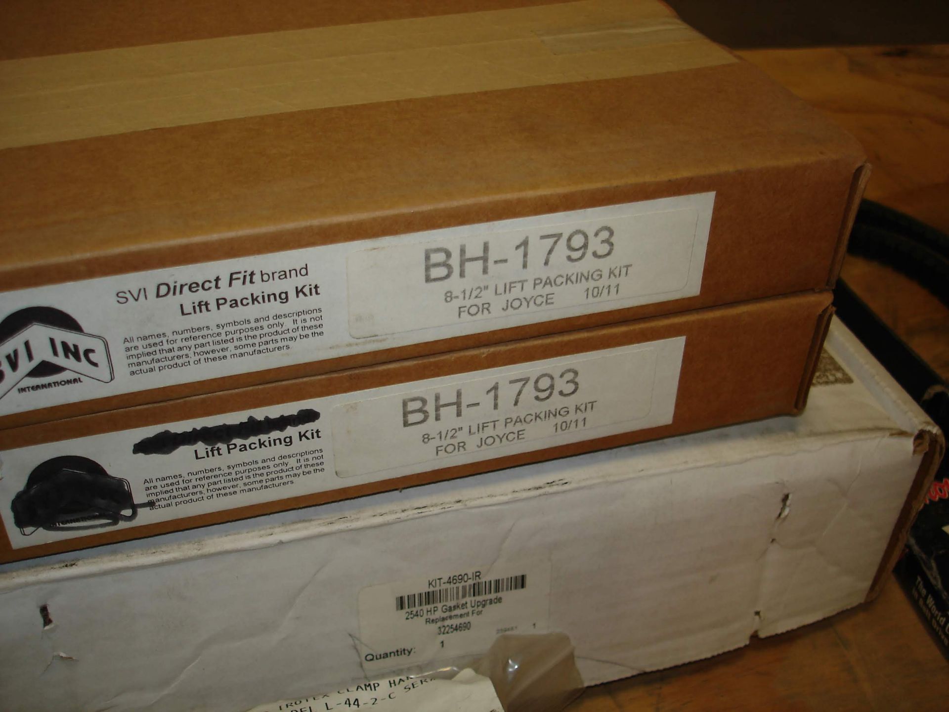 (10+) MISC BRANDED HVAC ITEMS: SVI INC PACKING KIT BH-1793, INGERSOLL RAND GASKET UPGRADE KIT KIT- - Image 3 of 9