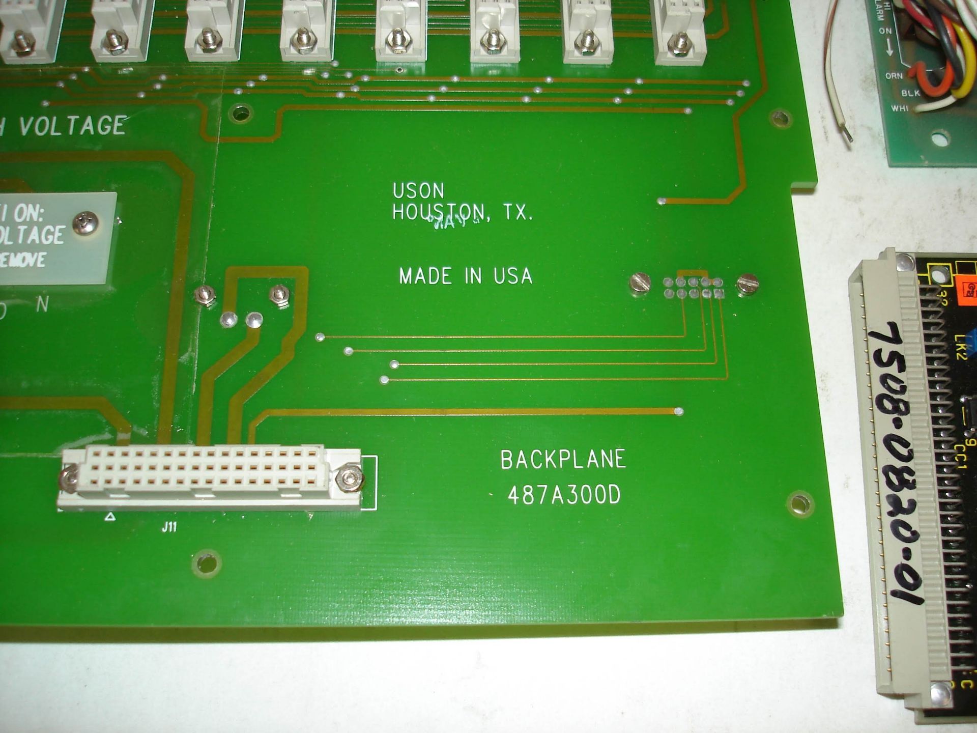 (8) MISC BRANDED CIRCUIT BOARDS: USON 487A300D, HACH CHEMICAL, HADAX JPM066-C AND MORE! (LOCATED AT: - Image 2 of 10