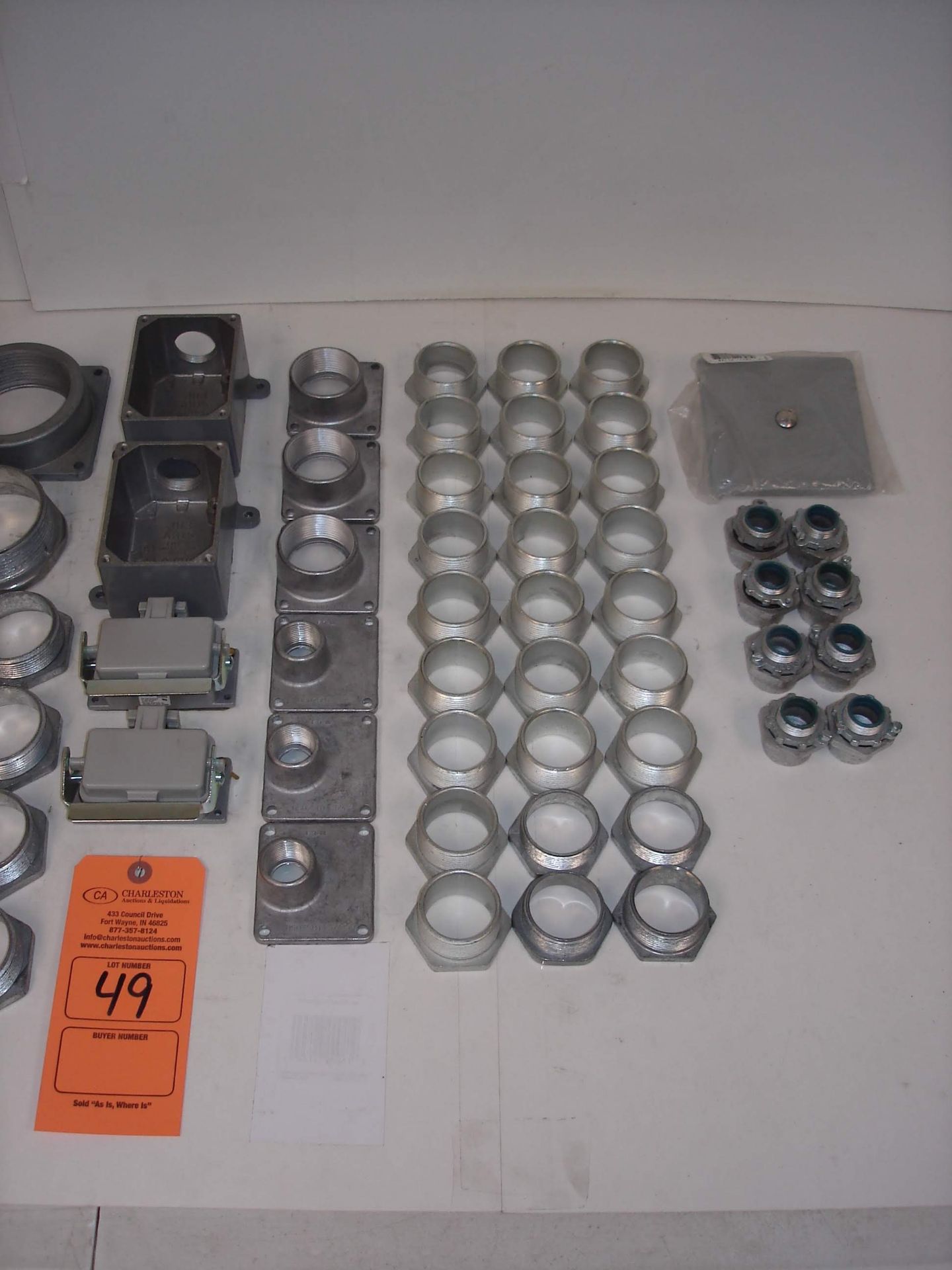 (50+) MISC LOT ELECTRICAL FITTINGS AND CONNECTORS COOPER AND MORE! (LOCATED AT: 1200 KIBBY STREET - Image 3 of 3