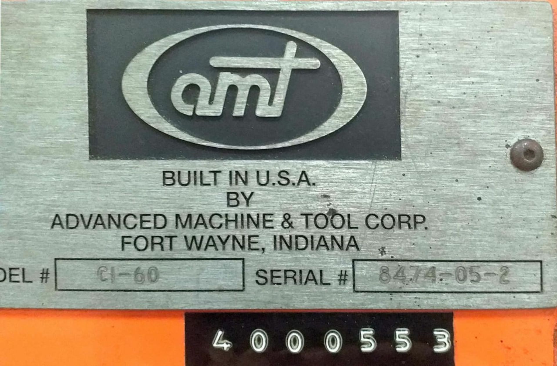 AMT Inserter, Model CI-60, N/S 8474-05-2, 480 volts, Máquina Regal 157; Insertadora - Image 2 of 2