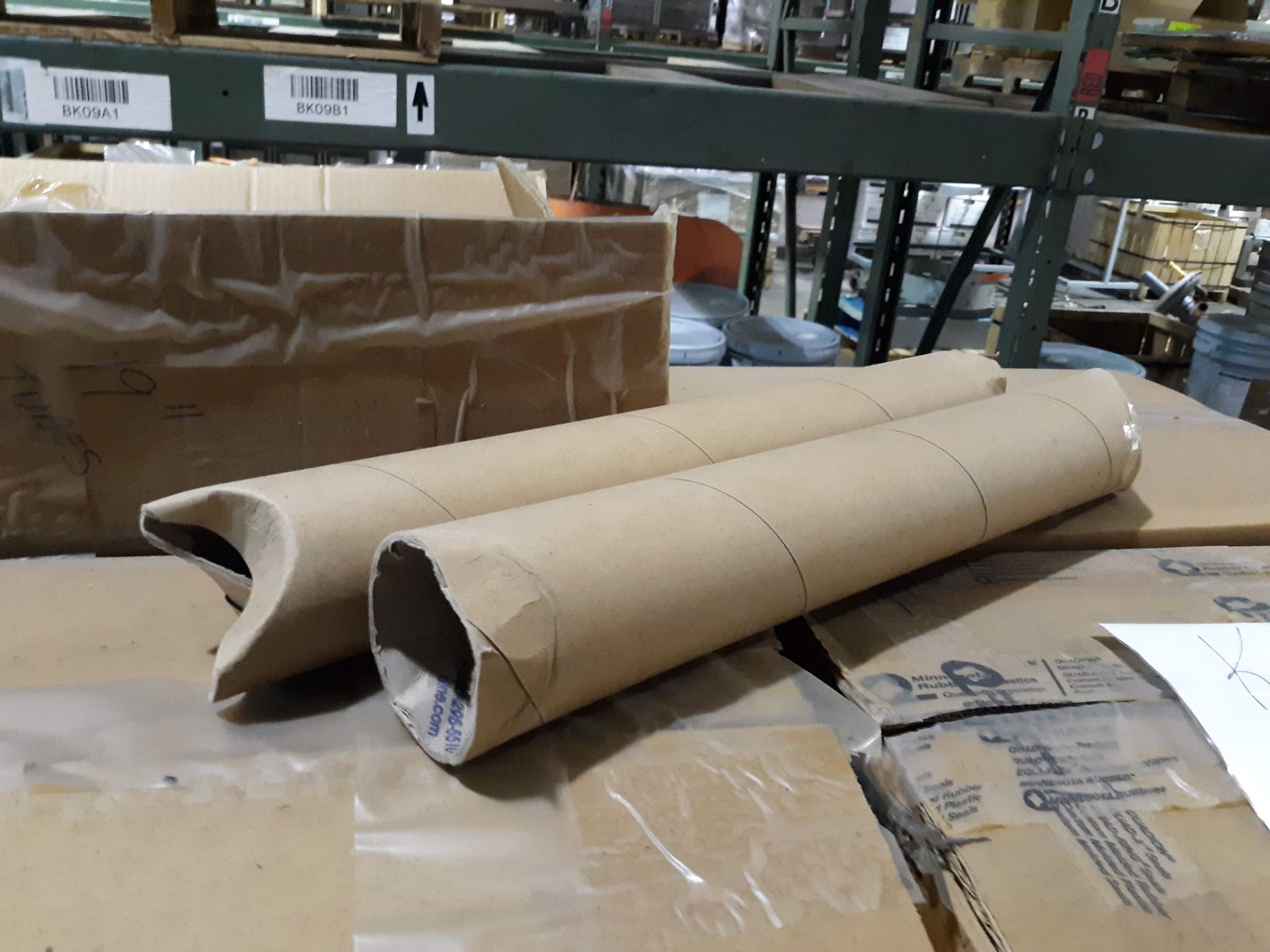 SKID OF APPROX. 240 KRAFT TUBES 2.5" X 19" LONG; RIGGING FEE: $10 - Image 2 of 2