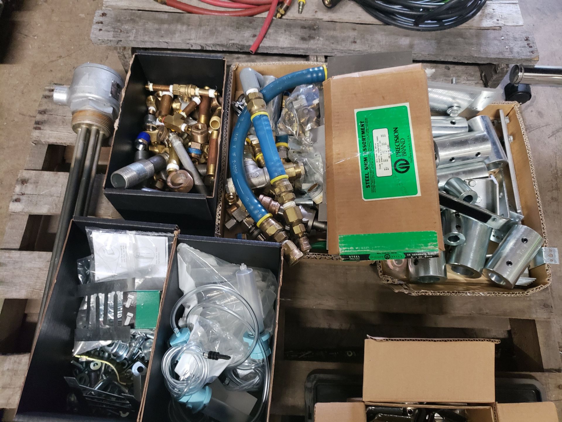 LOT OF MISC. ITEMS BRASS FITTING; AIR REGULATORS & HARDWARE (LOCATED AT: 432 COUNCIL DRIVE, FORT - Image 4 of 4