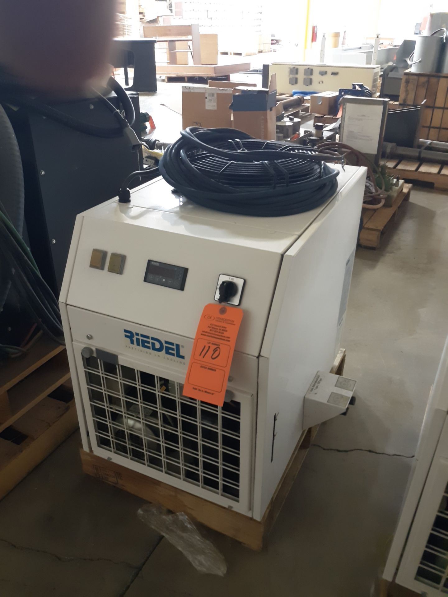 RIEDEL CHILLER MODEL-PC12.02-KES ; RIGGING FEE: $10